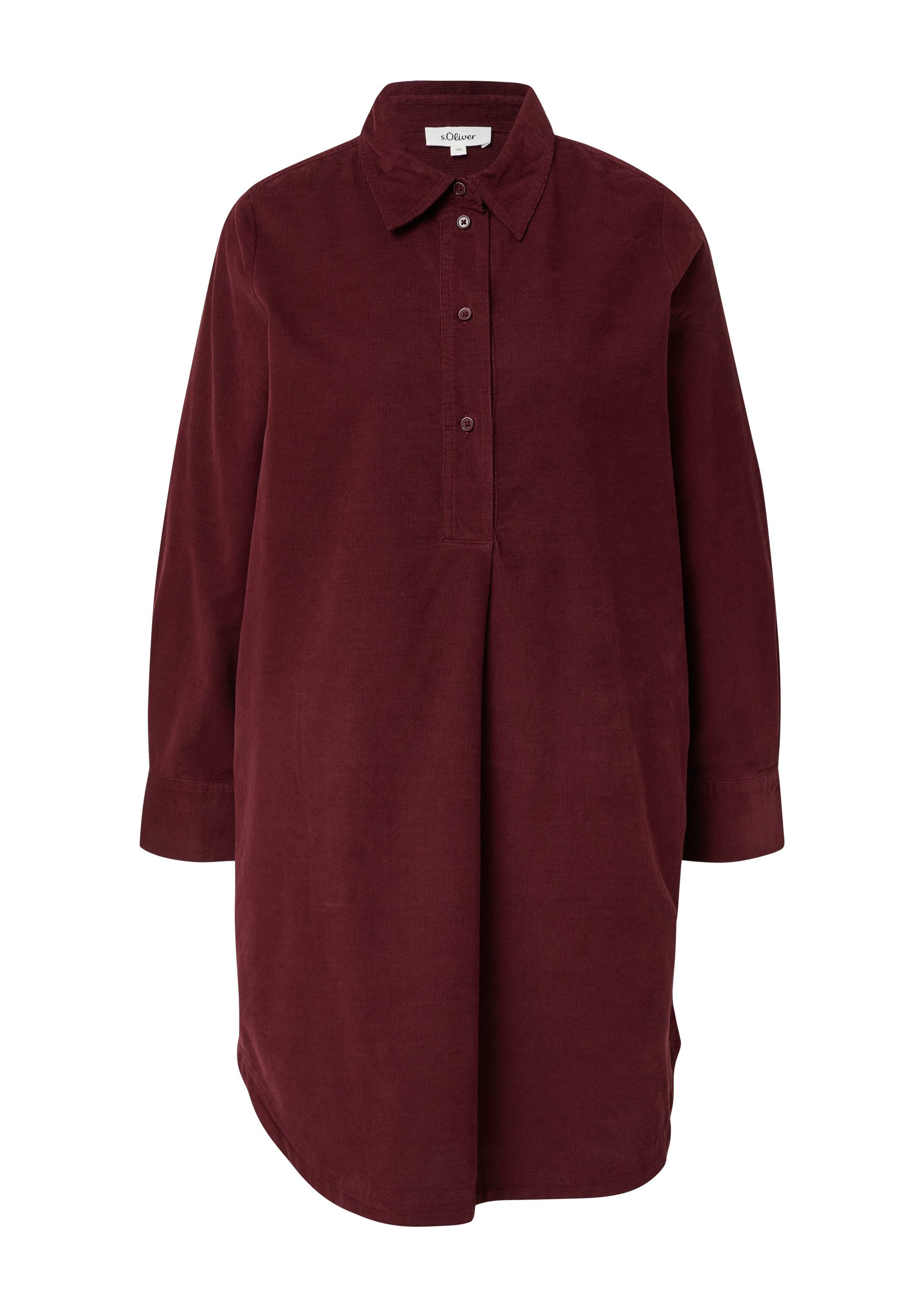 s.Oliver Minikleid Kleid Feincord-Kleid im Relaxed günstig online kaufen