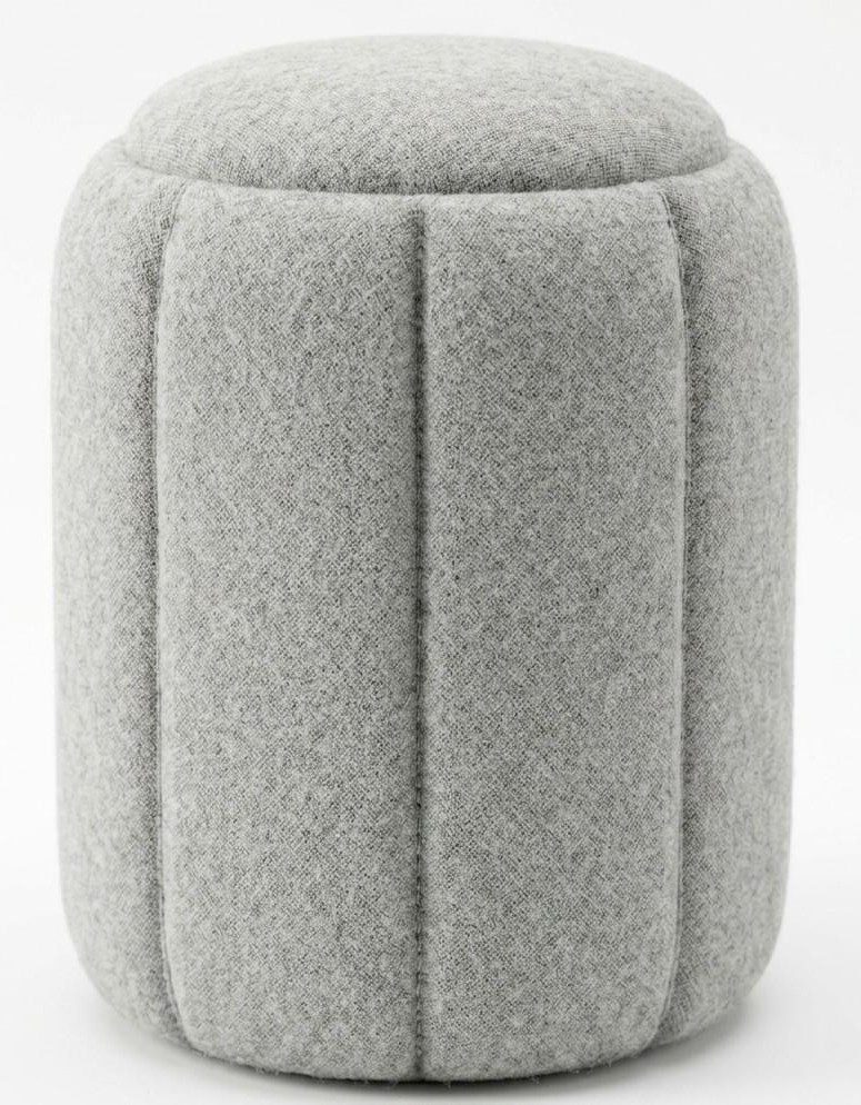 Xlmoebel Hocker Hocker Stil modern grau komfortabel praktisch bequem Schlafzimmer (1 St., 1-tlg)