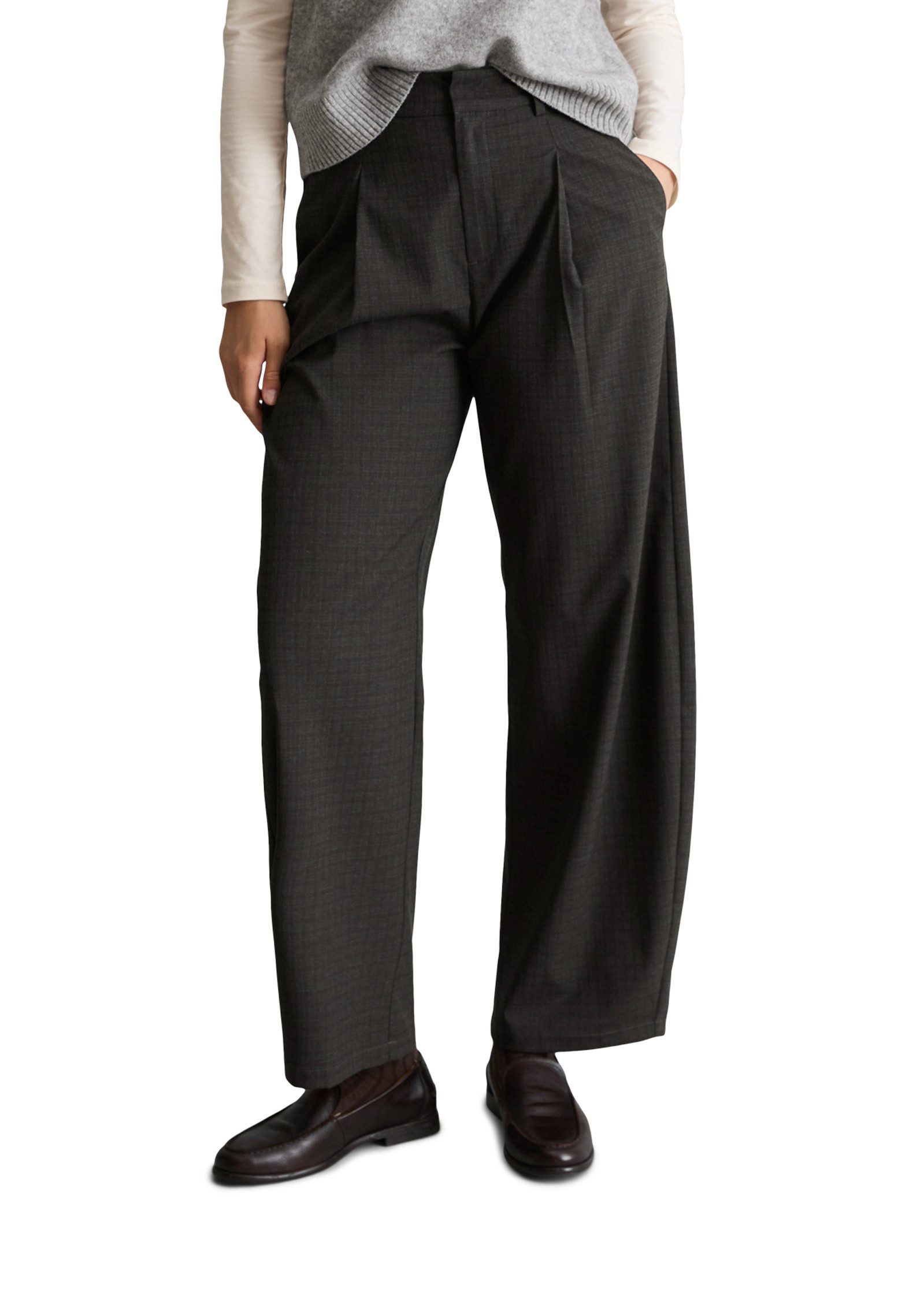 Marc O'Polo DENIM Chinohose aus weichem Material-Mix