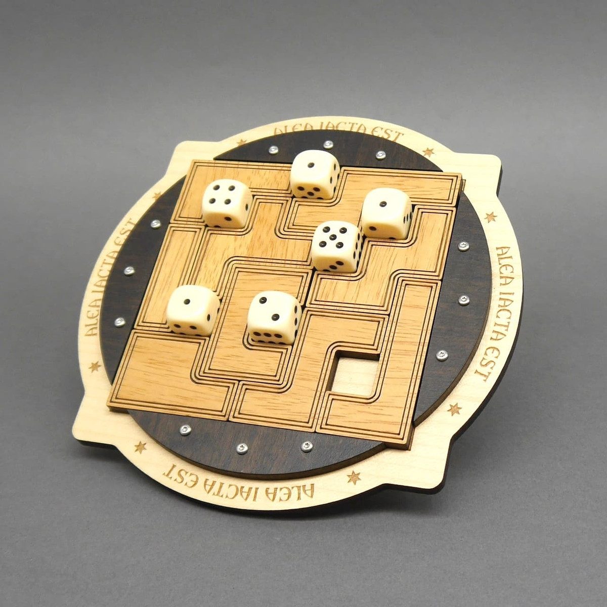 Spiel ALEA IACTA EST - pfiffiges, edles Legespiel