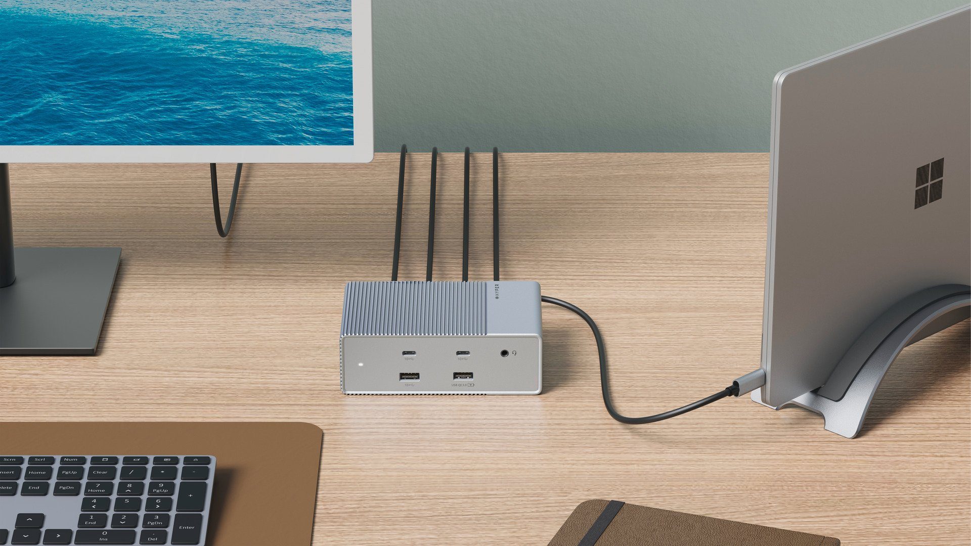 Targus Laptop-Dockingstation HyperDrive Universal GEN2 15-in-1 USB-C Triple Video Dock