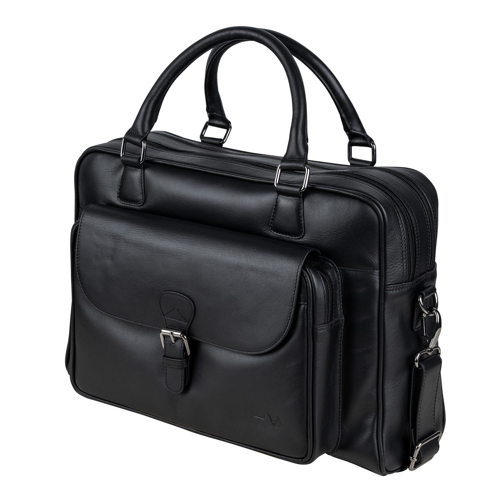 Laptoptasche Echtleder Business-Bag, 16 Zoll-Notebooktasche, Aktentasche aus Leder