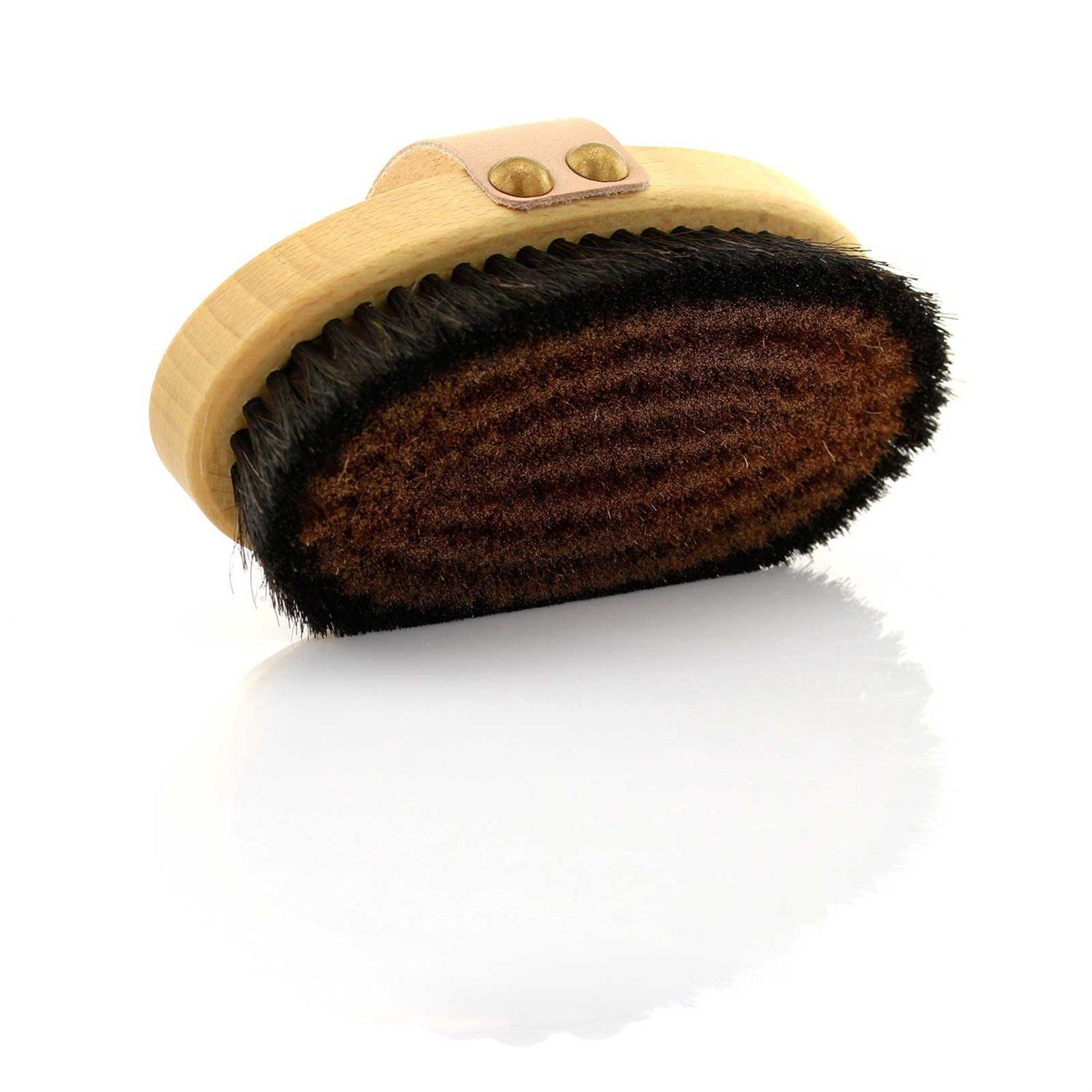 Bürstenhaus Redecker Massagebürste Massagebürste Body Ionic mit feinem Bronzedraht