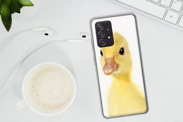 MuchoWow Handyhülle Ente - Küken - Süß - Kinder - Mädchen - Jungen, Phone Case, Handyhülle Samsung Galaxy A53, Silikon, Schutzhülle