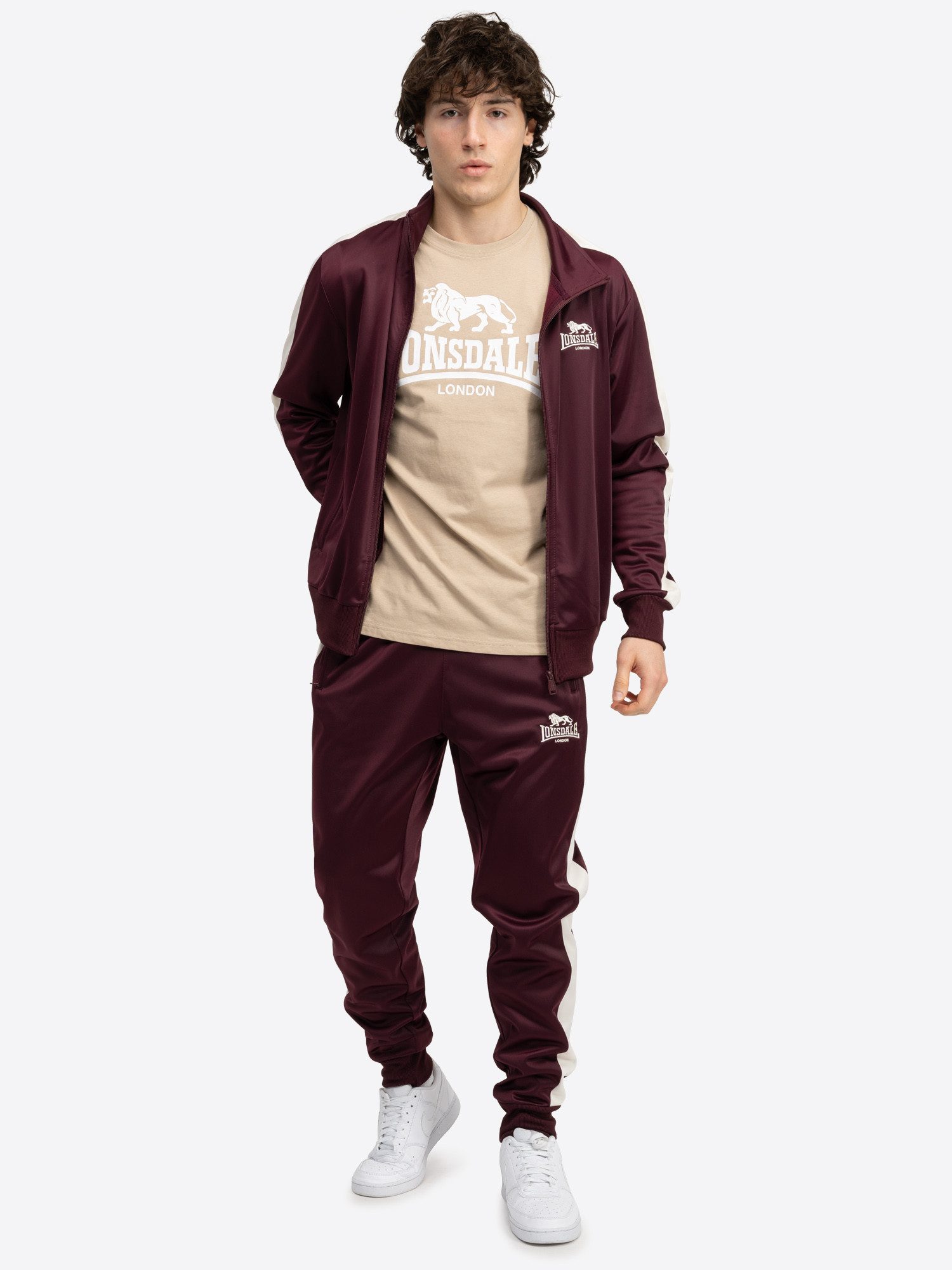 Lonsdale Trainingsanzug Lonsdale Trainingsanzug Pember (Set, Hose und Jacke), Jacke+Hose