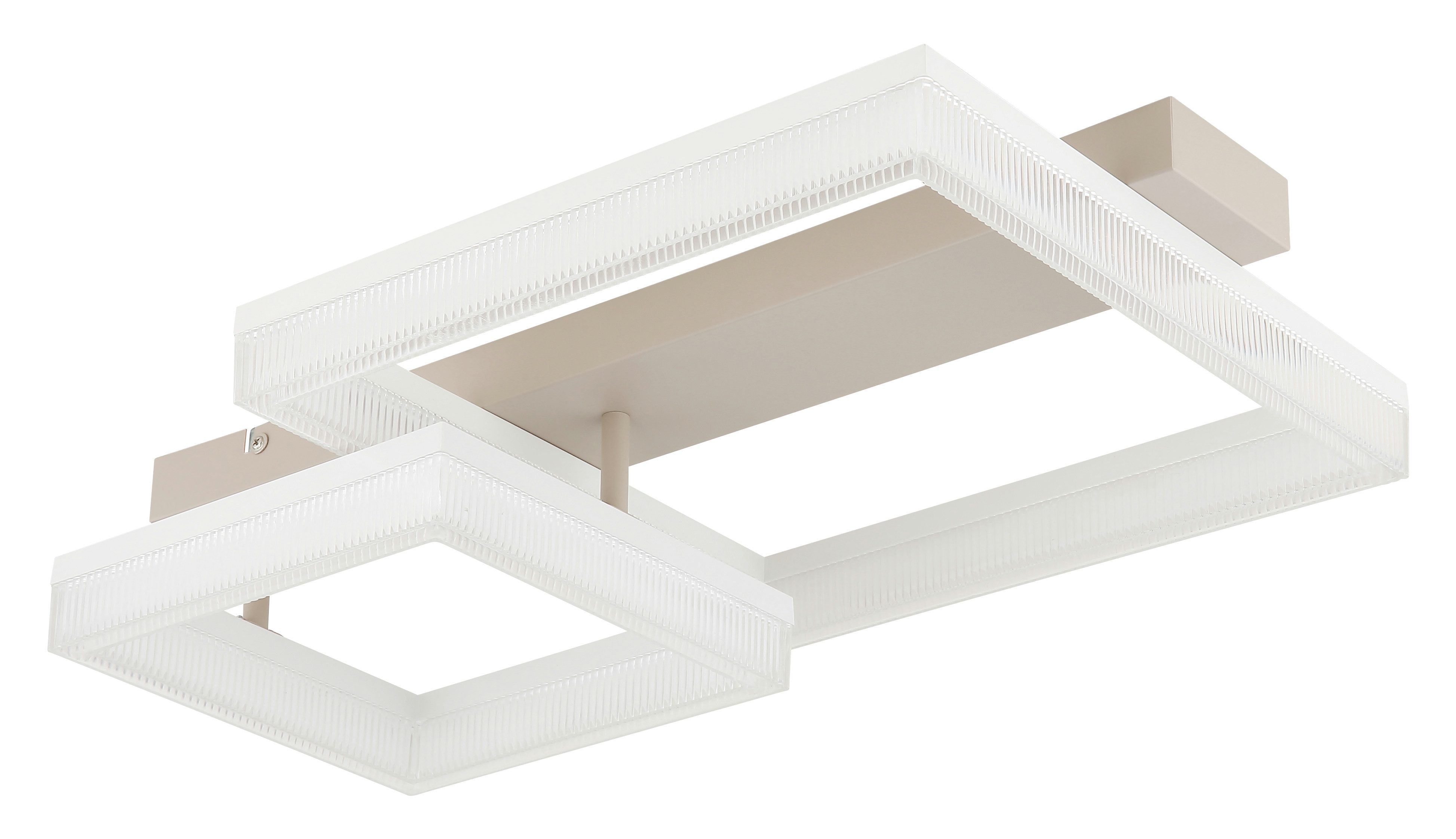 GLOBO LIGHTING Deckenleuchte ZARA, LED fest integriert, Warmweiß, LED Deckenleuchte für Wohn- & Schlafzimmer