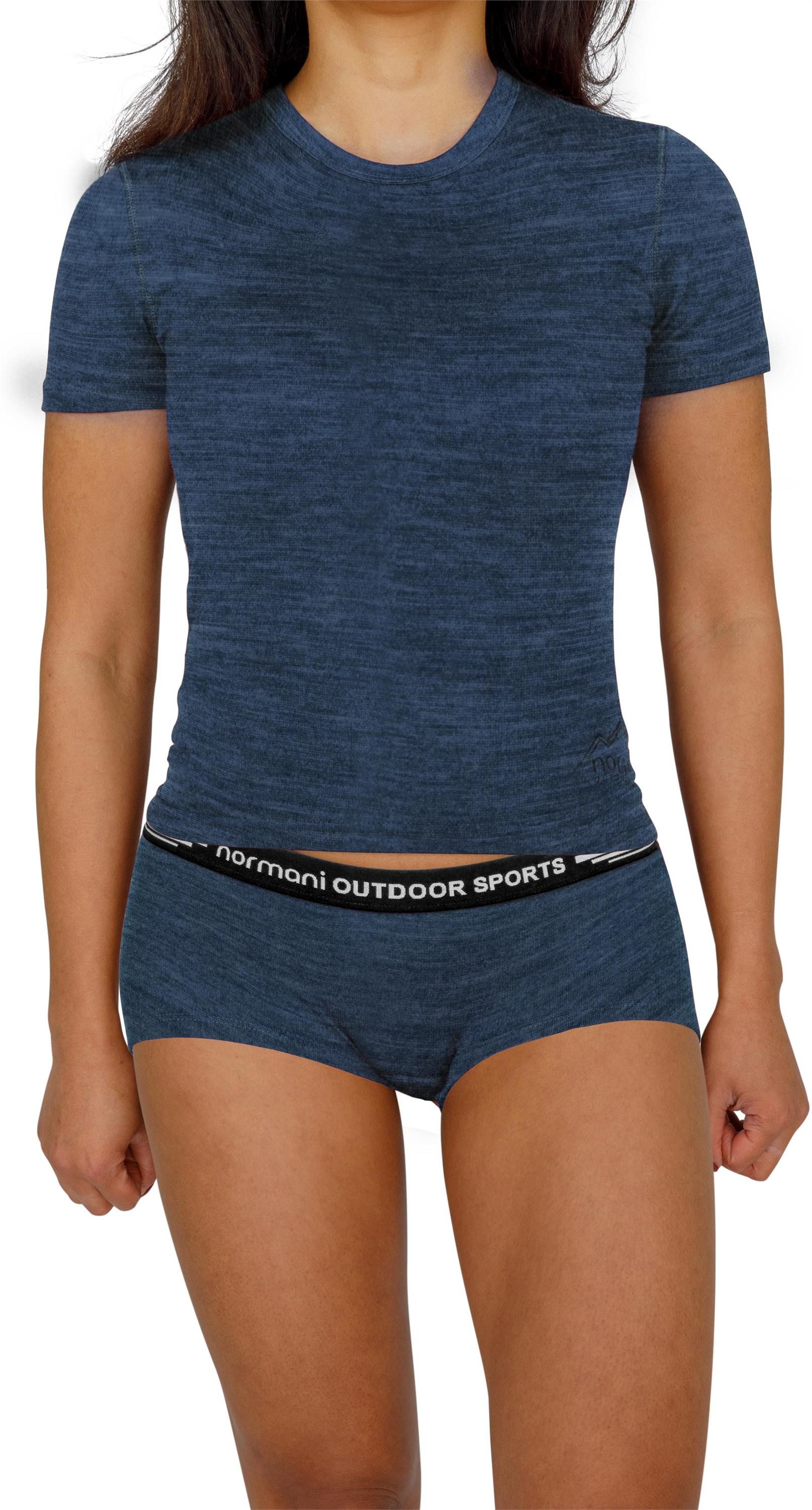 normani Slip Damen Merino Boxershorts Morwell Merino Unterhose Slip Panties Hipster Unterwäsche aus Merinowolle