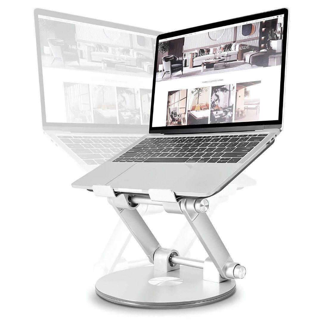 Almuro Laptop-Ständer für Macbook Air 15 Zoll M5 Metall Halter Drehbar Faltbar Notebook 360°, (1-tlg., 360° drehbar, höhenverstellbar)