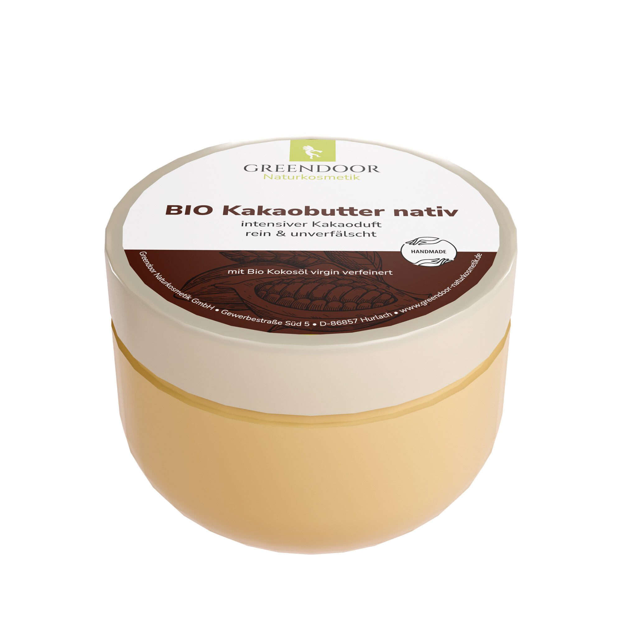 GREENDOOR Körperbutter Bio Kakaobutter nativ