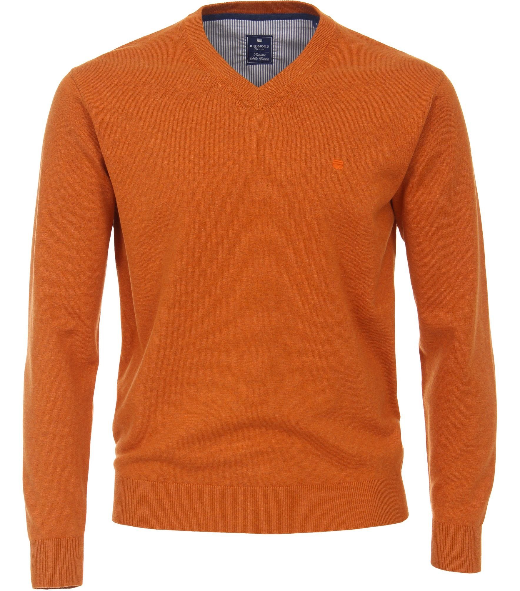 (403) Orange Redmond V-Ausschnitt-Pullover 600