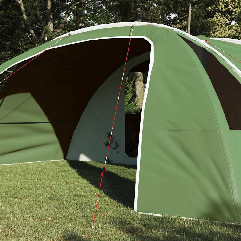 vidaXL Tunnelzelt Tunnelzelt für 6 Personen Grün und Weiß 700 x 590 x 215 cm, (1 tlg)