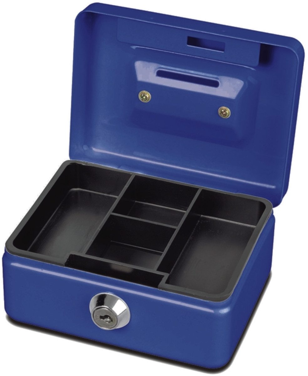 MAUL Geldkassette Geldkassette mit Münzeinwurf 12,5x9,5x6,0 cm blau