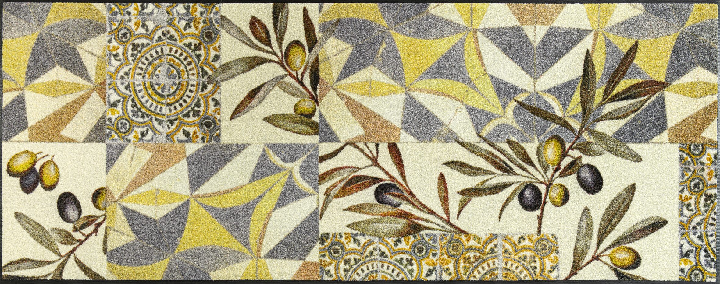 wash+dry by Kleen-Tex Fußmatte und Läufer Citrus Ceramics, rechteckig, Höhe: 7 mm