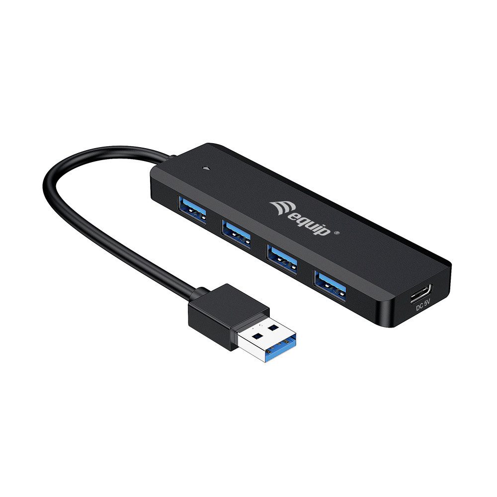Equip USB-Verteiler Equip 4-Port-USB-3.2 Gen 1-Hub und Adapter für USB-C 5 Port USB-C® (US