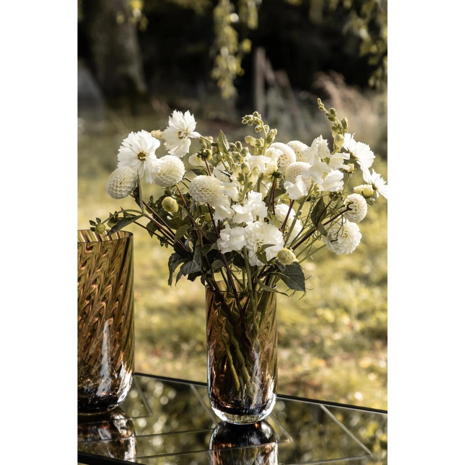 Specktrum Dekovase Grey (S) Swirl Meadow Cylinder Vase