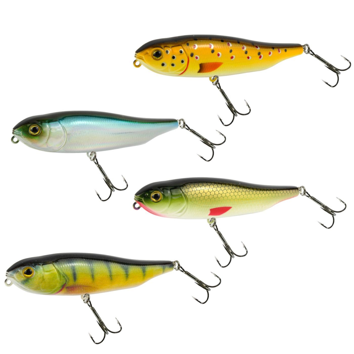 Kunstköder 4 Seika Pro Wobbler Toyama 9,5cm 14g - Köder Set