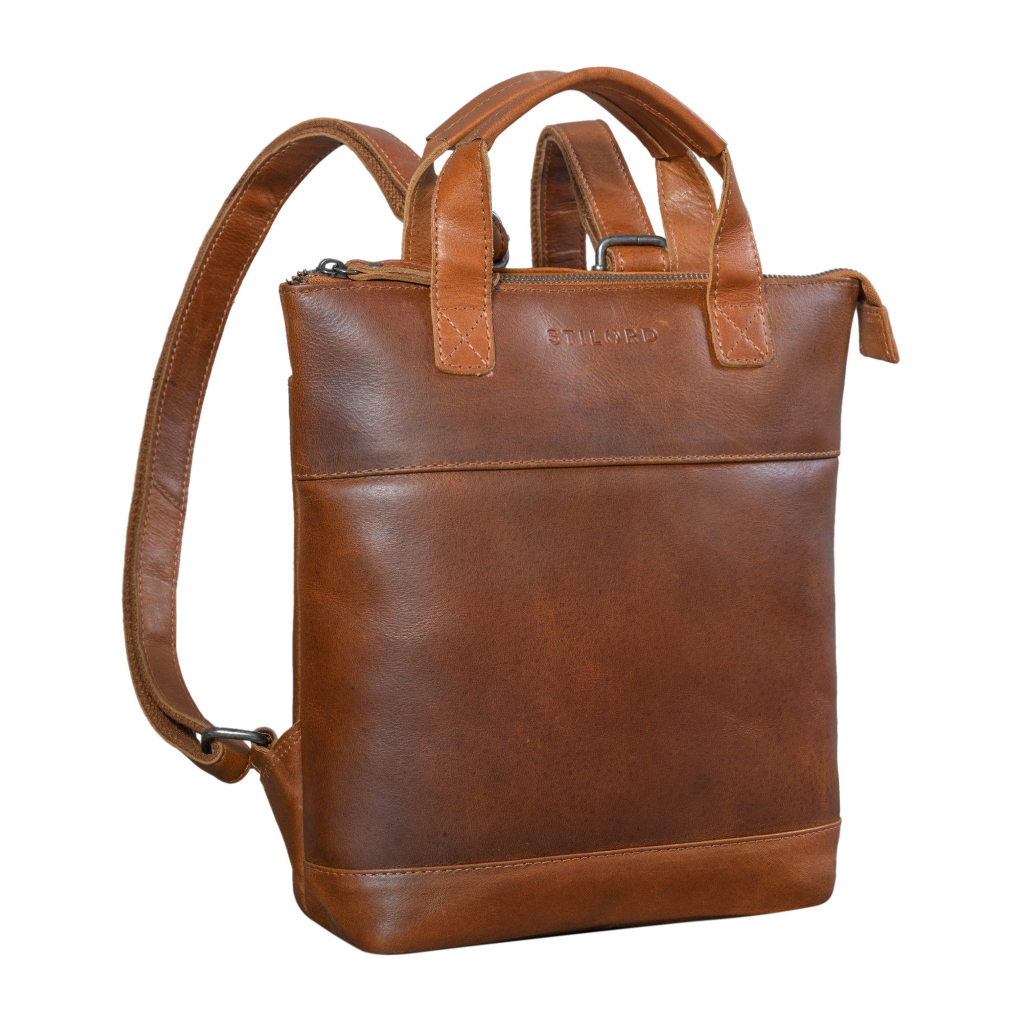 Cityrucksack "Josie" Rucksacktasche Leder Damen