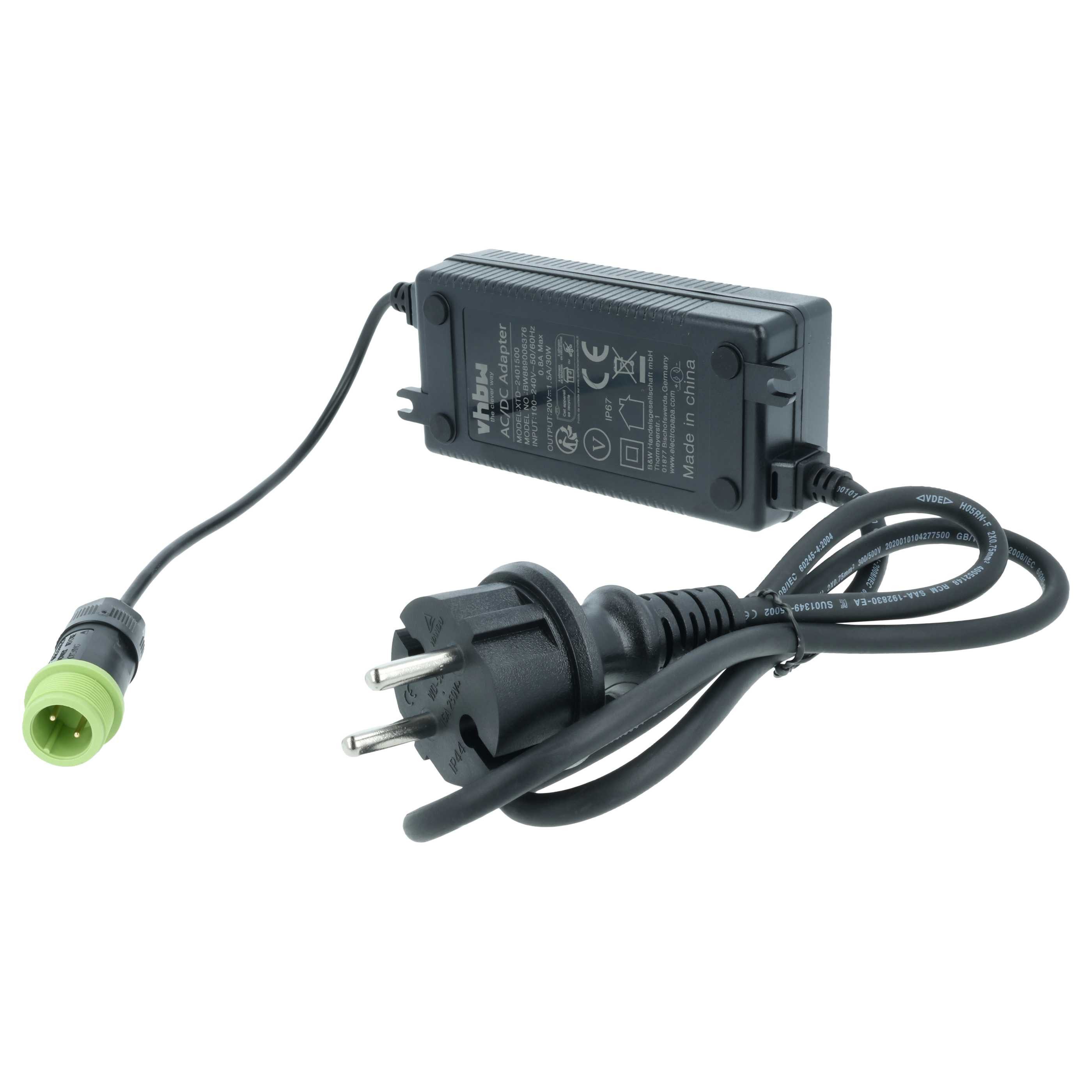 vhbw Netzteil passend für Worx Landroid WR167E, WR206, WR165E, WR148E, Netzteil