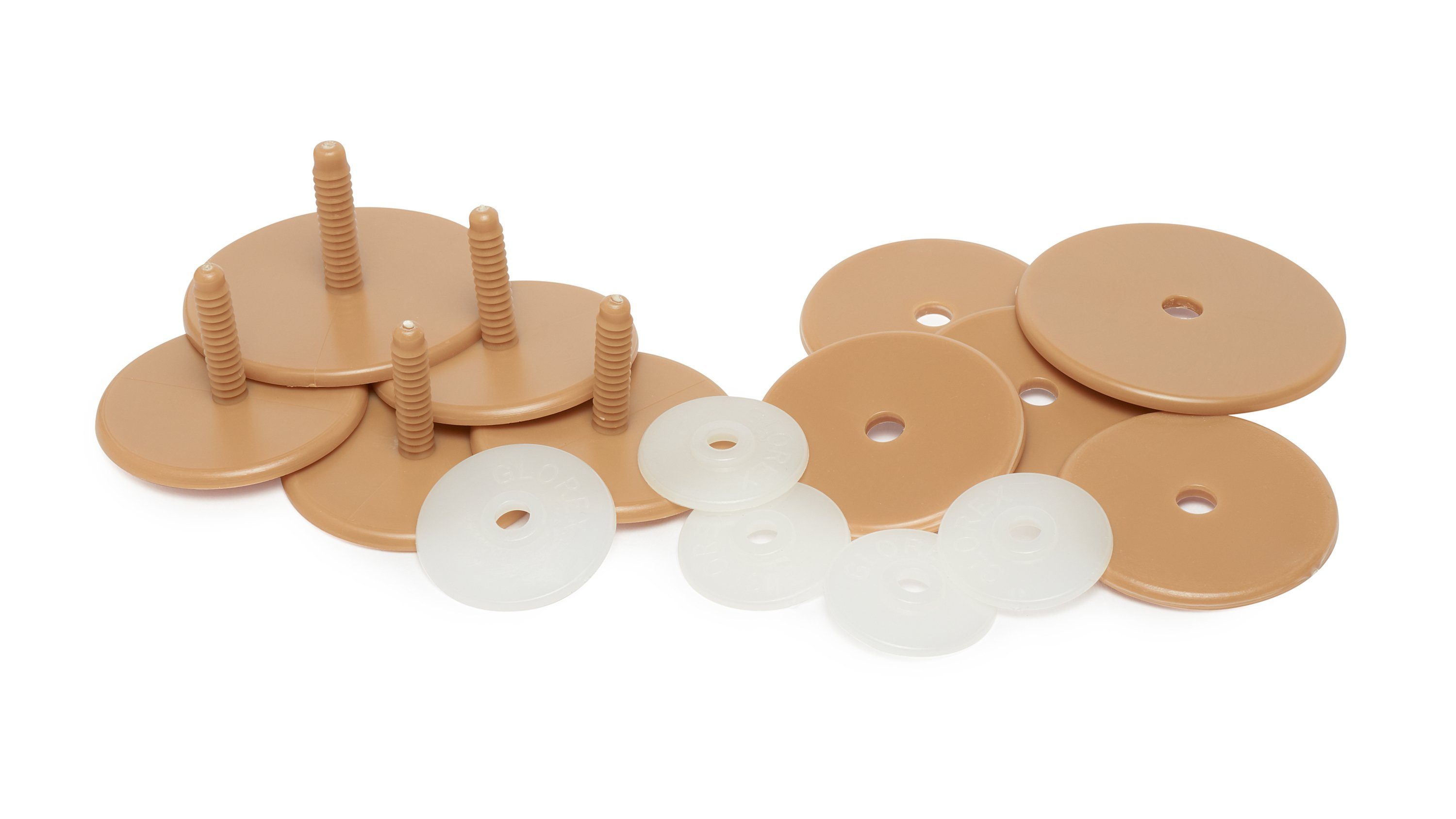 Glorex Dekoobjekt Gelenkscheiben-Set, Bärengröße 35 - 45 cm
