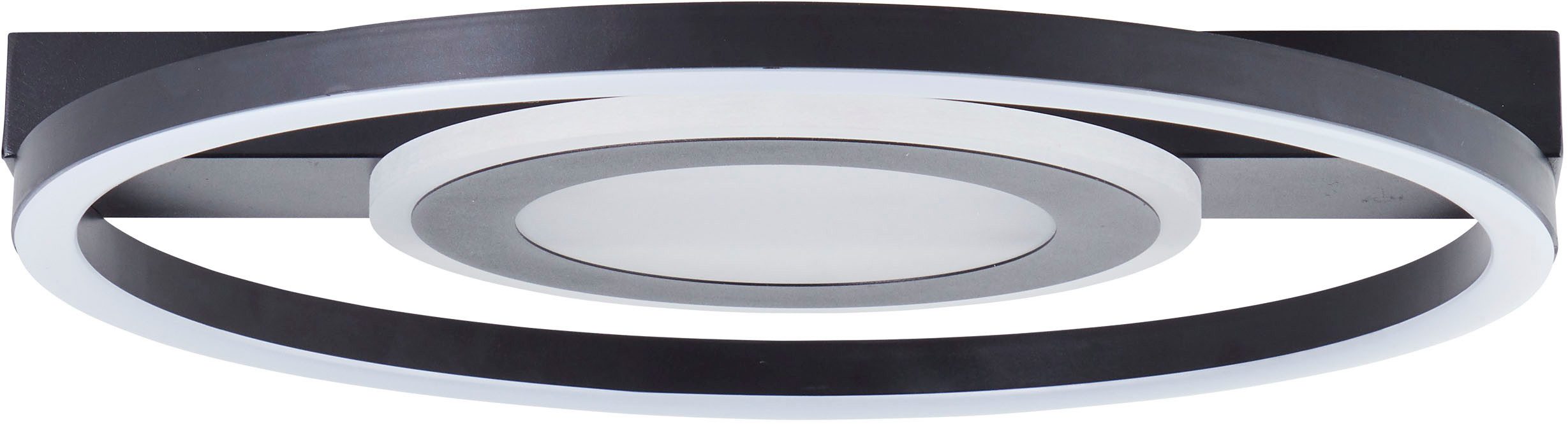 BreLight LED Deckenleuchte Maureen, LED fest integriert, Warmweiß, 3001 K warmweiß, Metall, schwarz