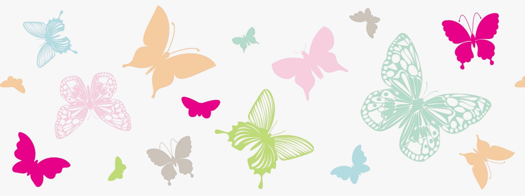 Heyda Fenstersticker Schmetterling, 2 m Länge