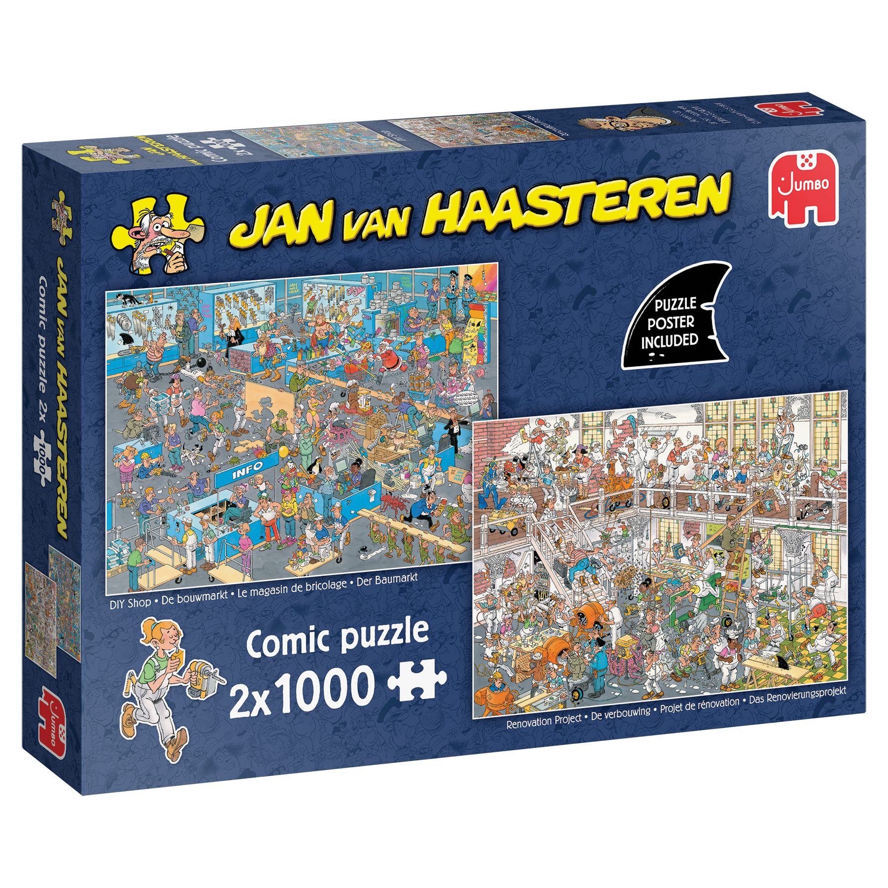 Jan van Haasteren Puzzle Jan van Haasteren - Das Renovierungsprojekt & Der günstig online kaufen