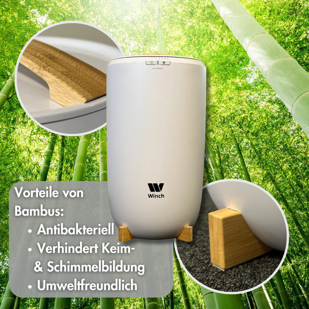 Winch Heizlüfter Wellness Handtuchwärmer, Handtücher, Decken & Kleidung, aus Bambus, Netzbetrieben