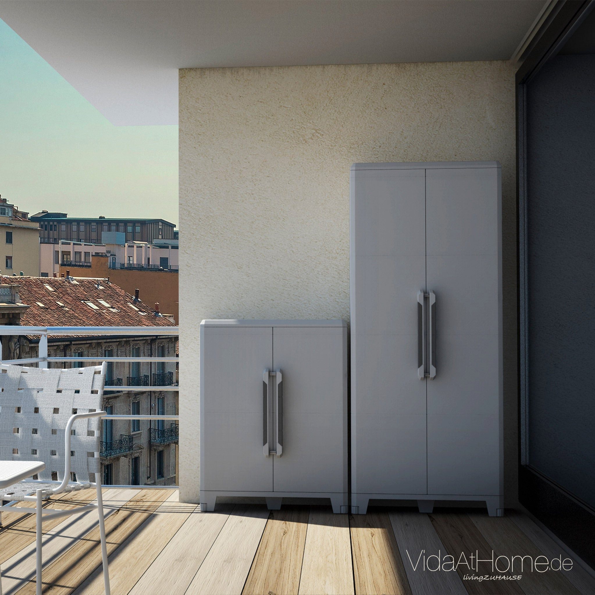 VidaAtHome.de Garten-Geräteschrank TERRY Garten- und Haushaltsschrank MOD-L
