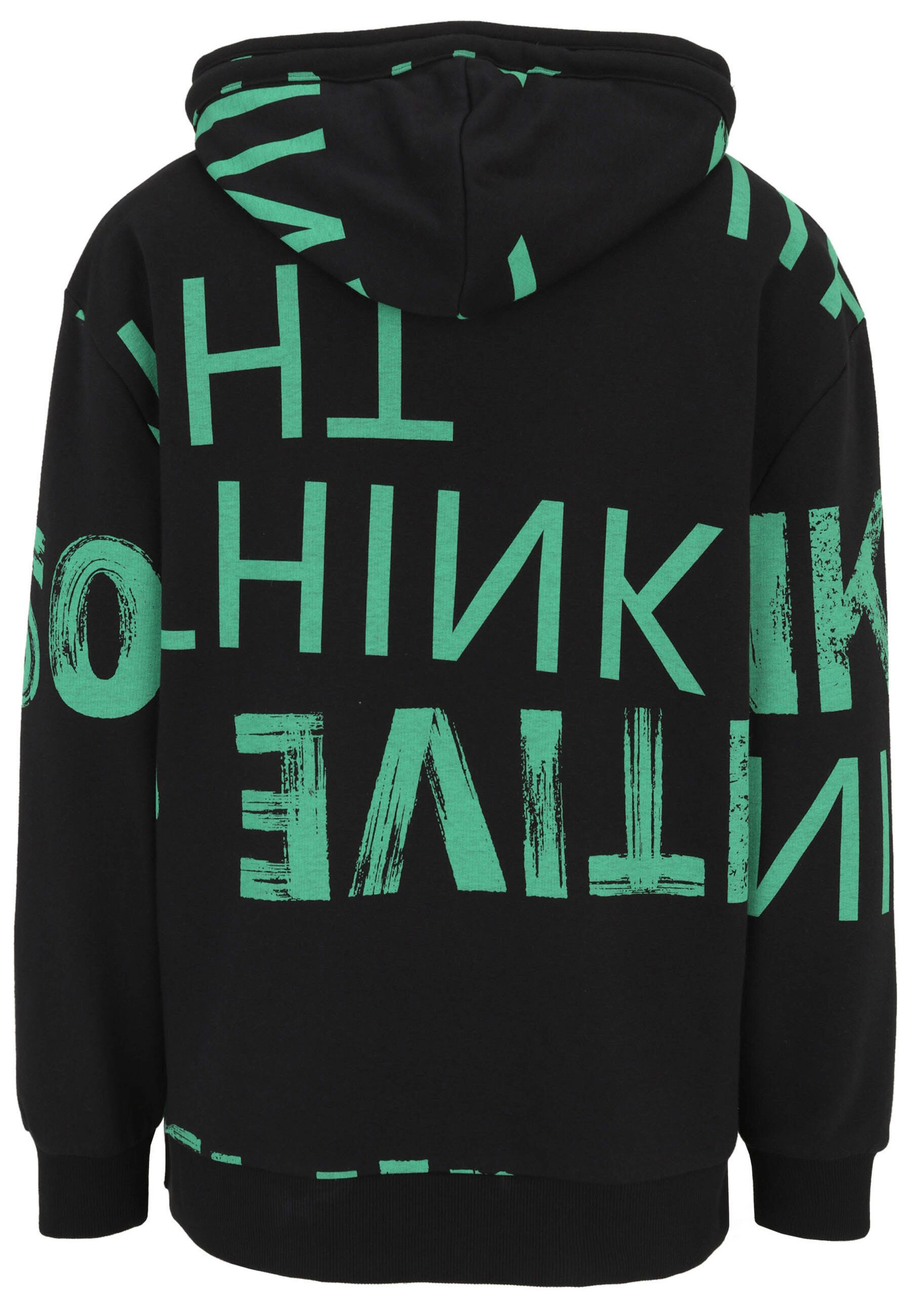 Doris Streich Kapuzenpullover mit Buchstaben-Print