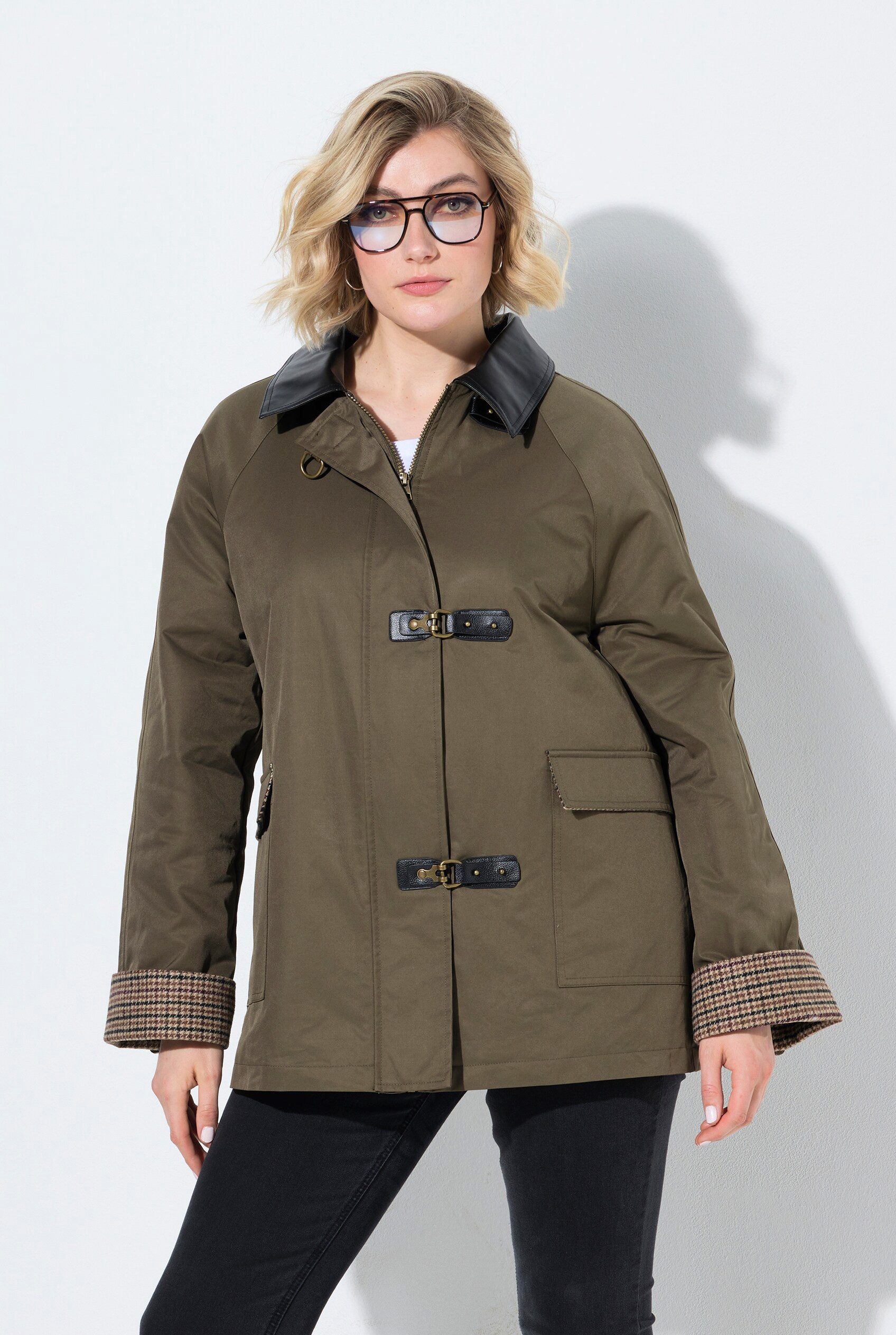Ulla Popken Parka Funktions-Barnjacket wasserabweisend A-Linie