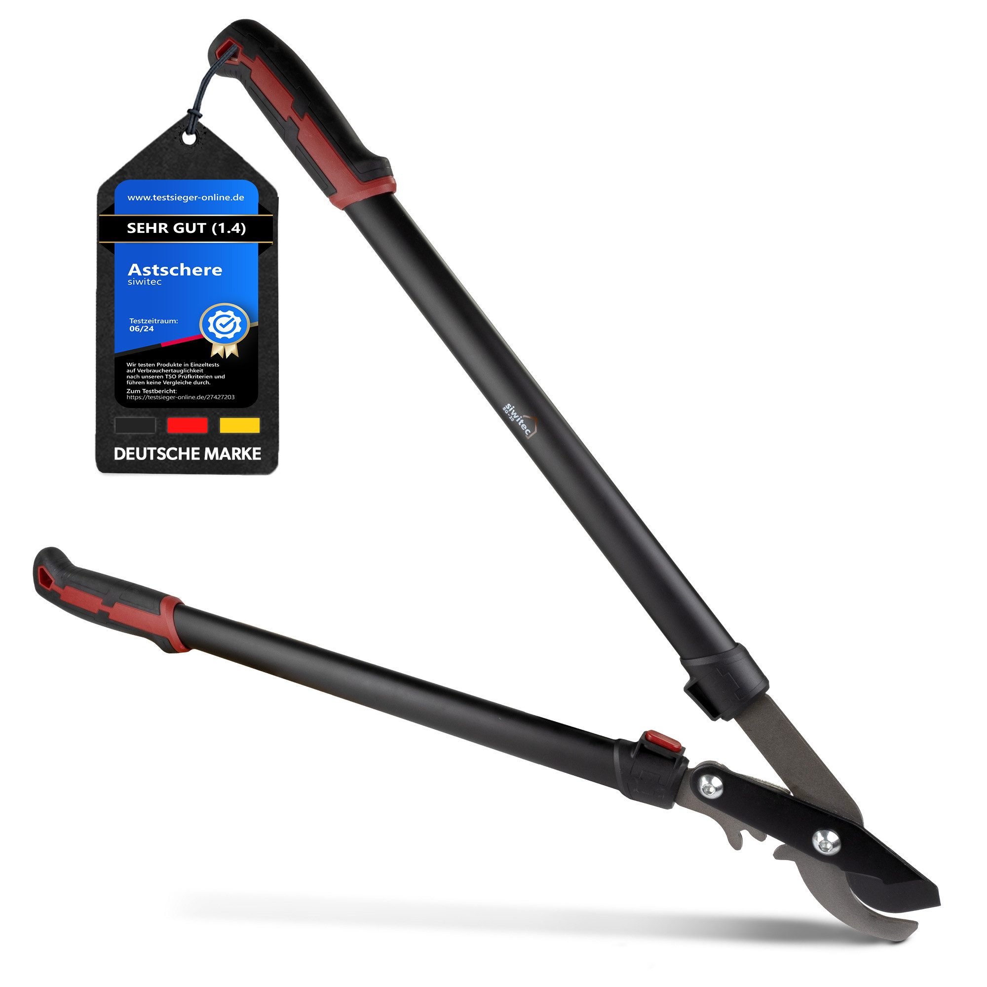 siwitec Astschere Astschere Bypass 75 cm Getriebeastschere Baumschere Astschneider Strau