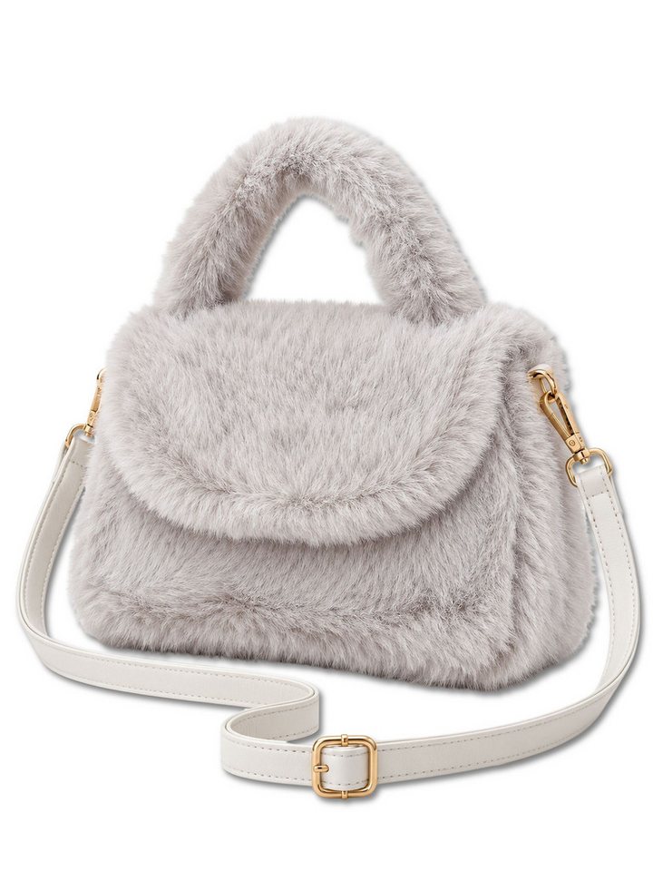 COLLEZIONE ALESSANDRO Henkeltasche Smallfoot, aus kuschelweichem Teddy
