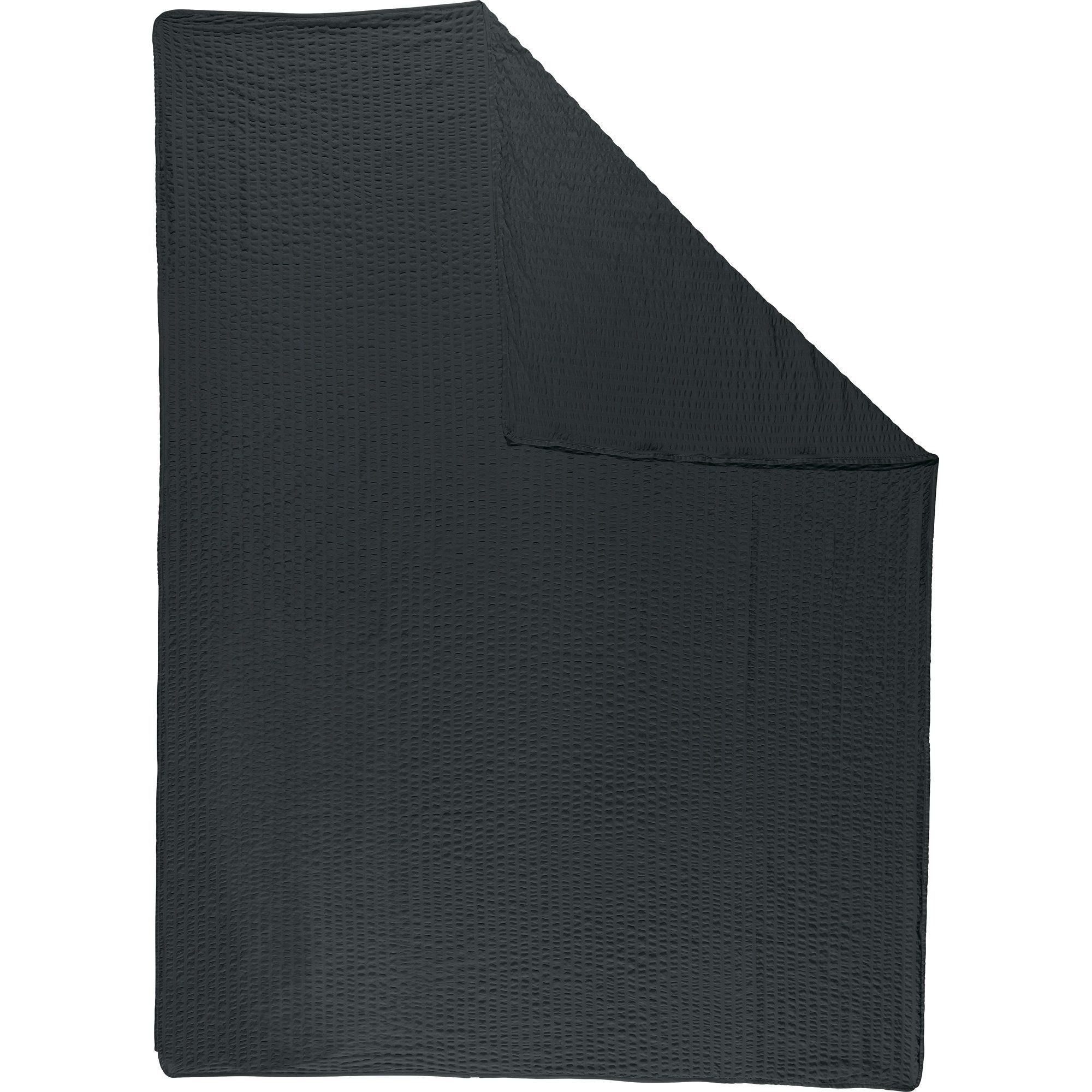 Wohndecke Sommerdecke "Detroit" 2er-Pack, REDBEST, Microfaser-Seersucker Uni