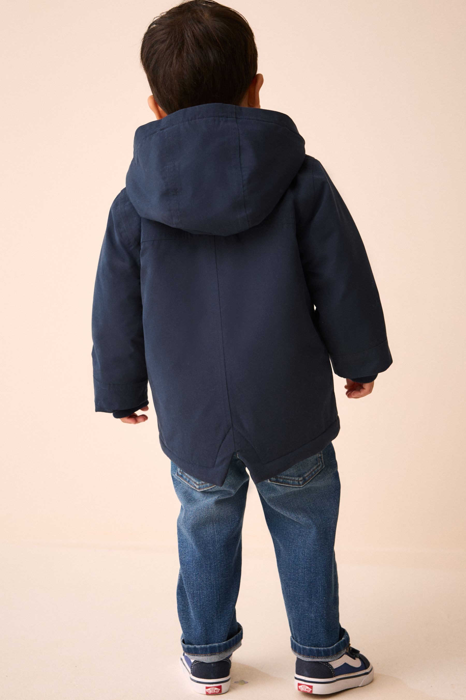 Next Funktionsmantel Wasserdichter Parka mit Borgfutter (1-tlg)