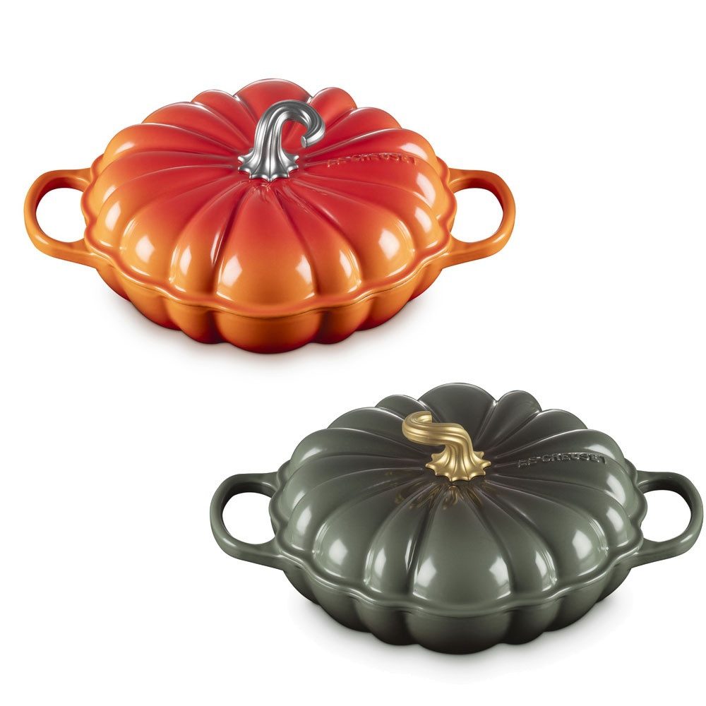 LE CREUSET Kochtopf LeCreuset Gourmet-Profitopf Kürbis 28cm, Auswahl Thyme, Gußeisen