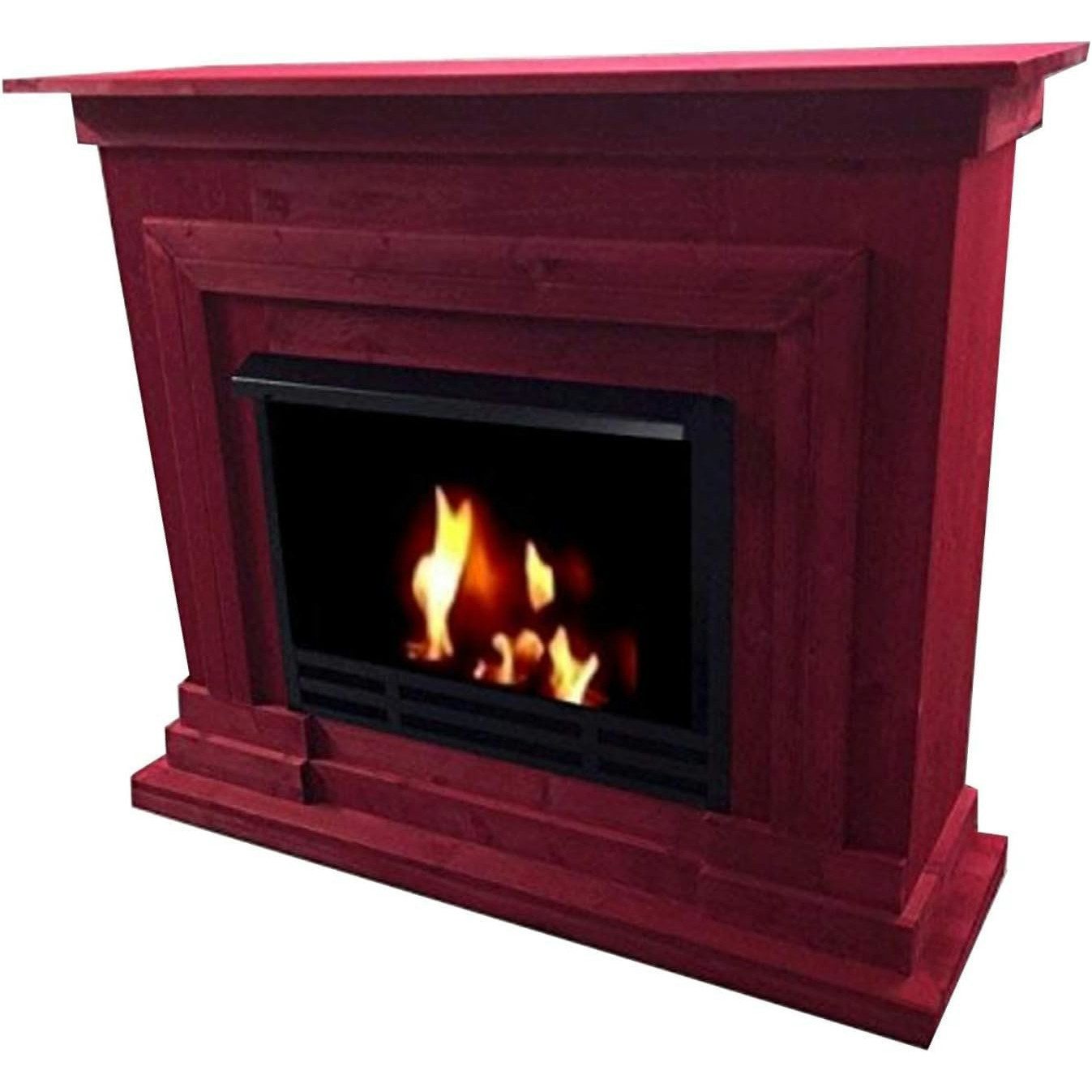 Kaminbau Mierzwa Echtfeuer-Dekokamin Berlin Premium (Brenngel & Bio-Ethanol Kamin Premium), Farbwahl, Sicherheitsglas Wahl, Gelkamin, Ethanolkamin