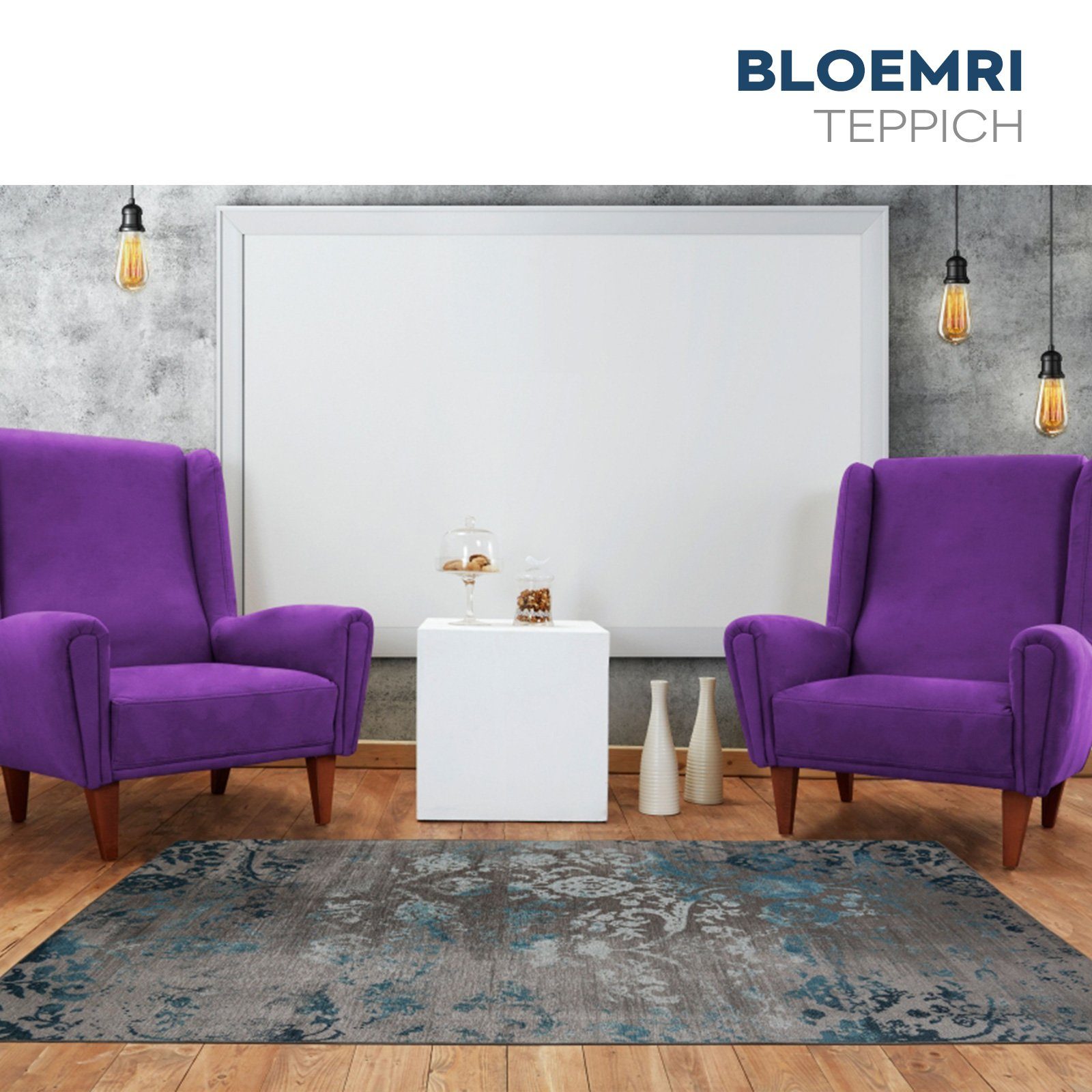 Teppich »Bloemri«, HOME DELUXE, rechteckig, Höhe 5 mm online kaufen | OTTO