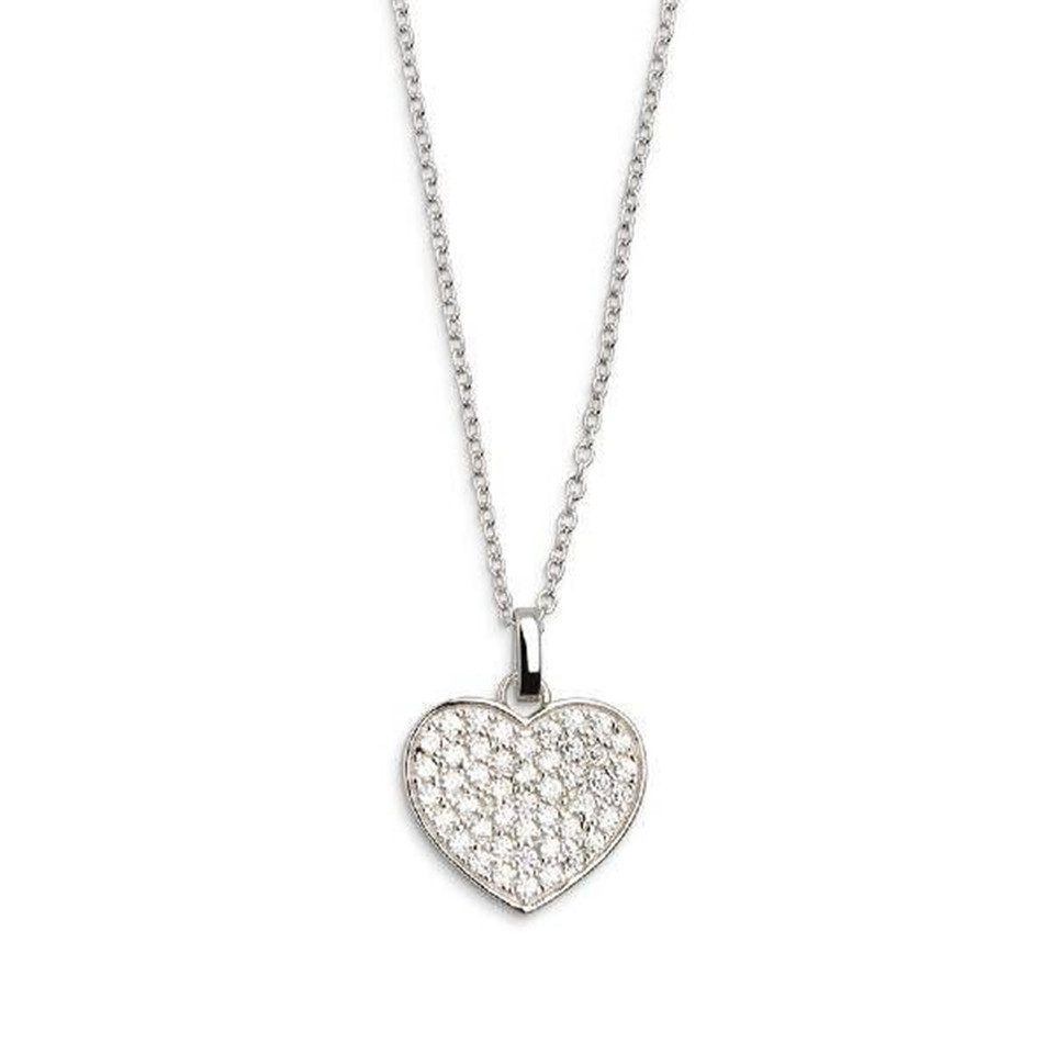 XENOX Kette mit Anhänger XENOX Kette Damen "Love Story" Silber mit Zirkonia XS2791