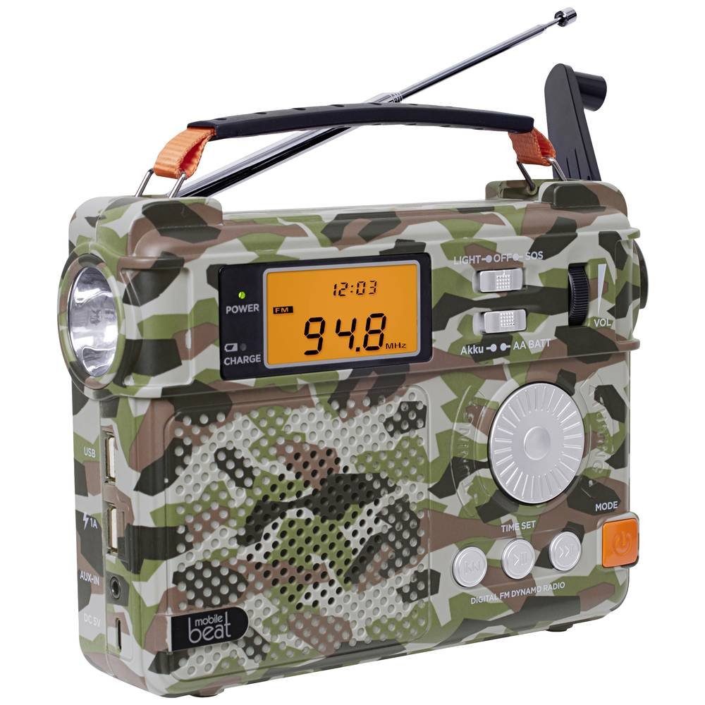 Silva Schneider Notfall-Kurbelradio 243019 Radio (Handkurbel, Leselampe, wiederaufladbar)