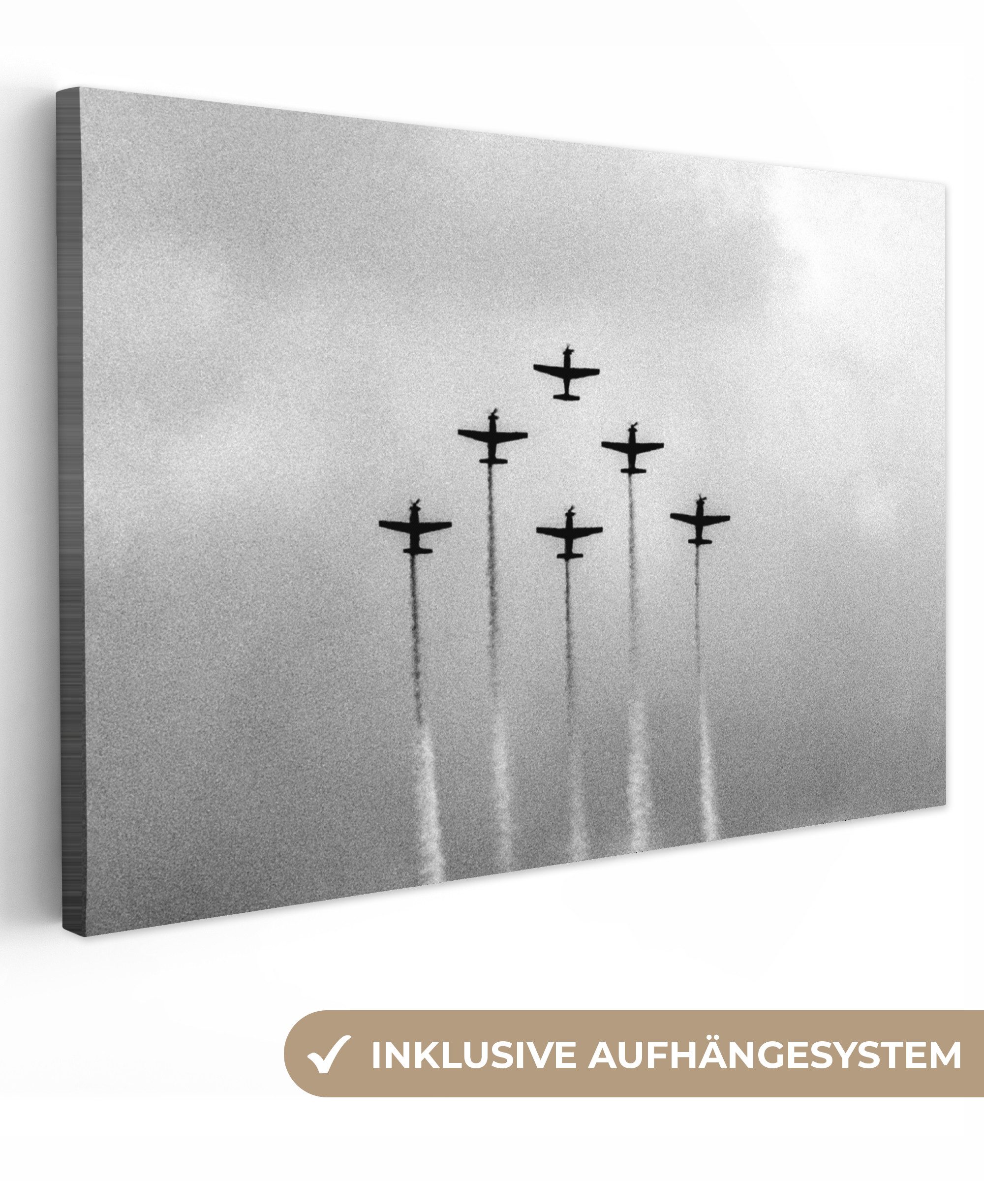 OneMillionCanvasses® Leinwandbild Vintage - Flugzeug - günstig online kaufen