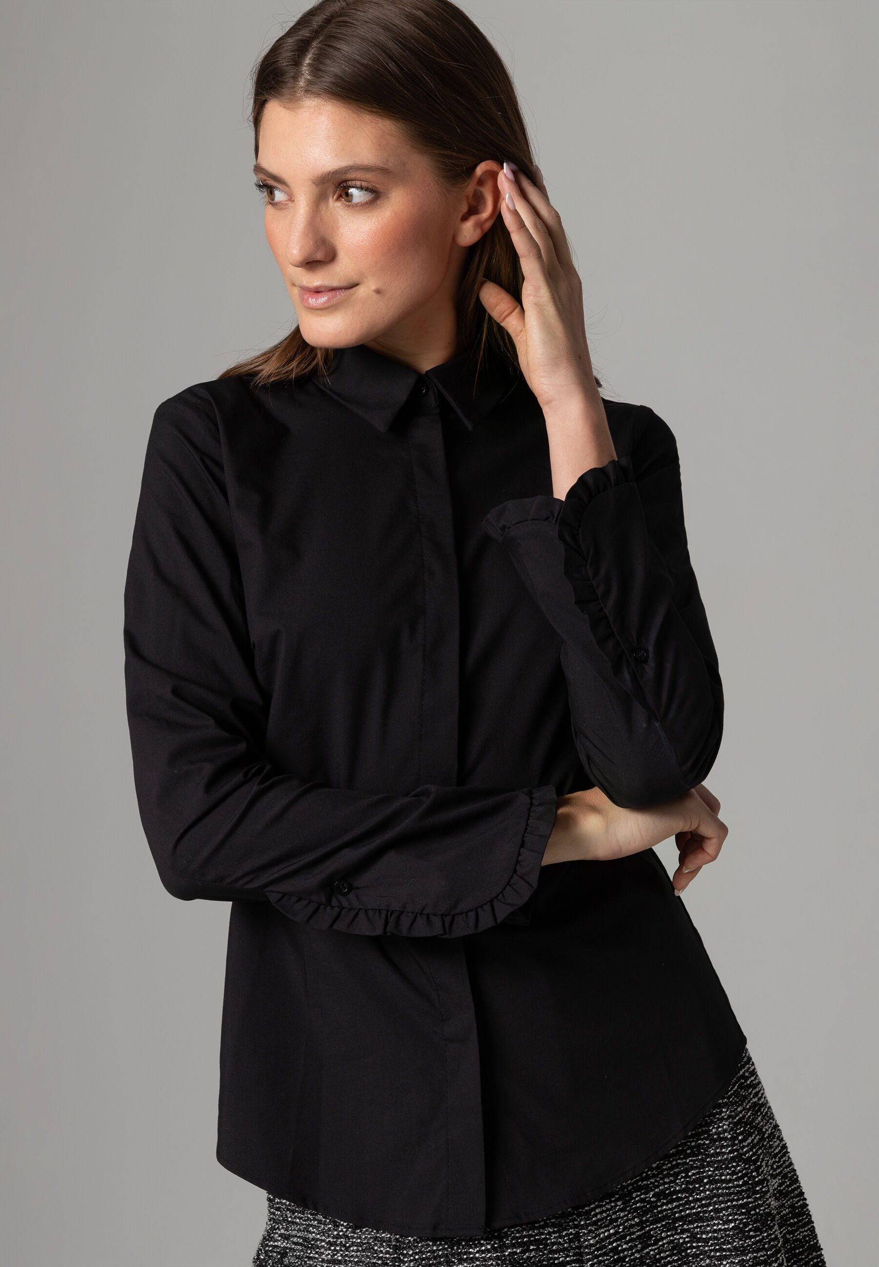 Langarmbluse Hemdbluse