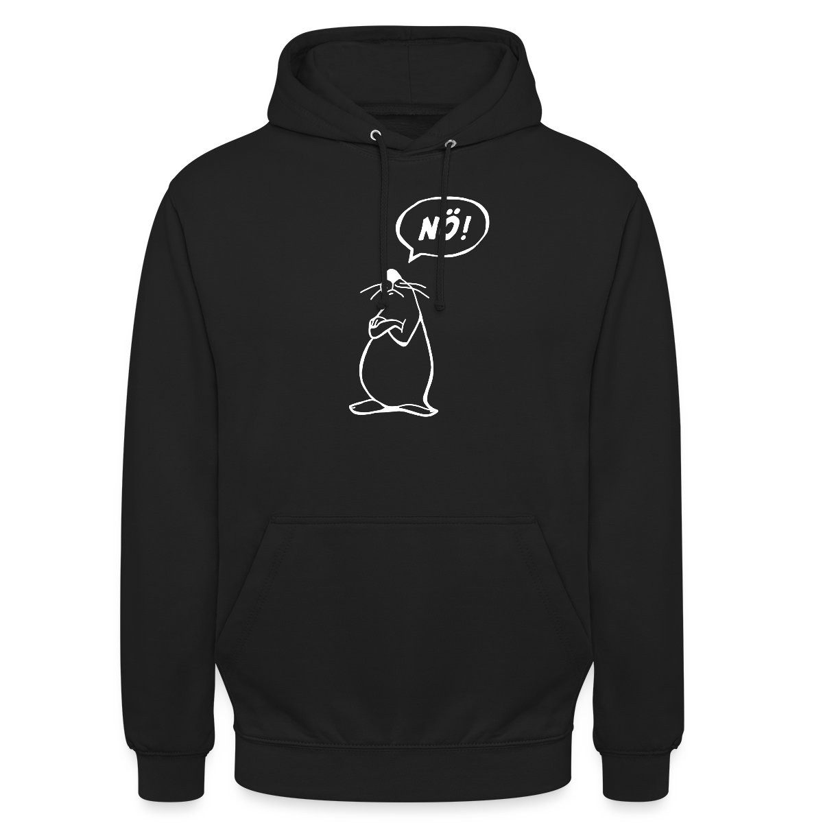 Spreadshirt Hoodie Maus Lustiger Spruch Nö Bevor Du Fragst Nein Unisex Hoodie (1-tlg)