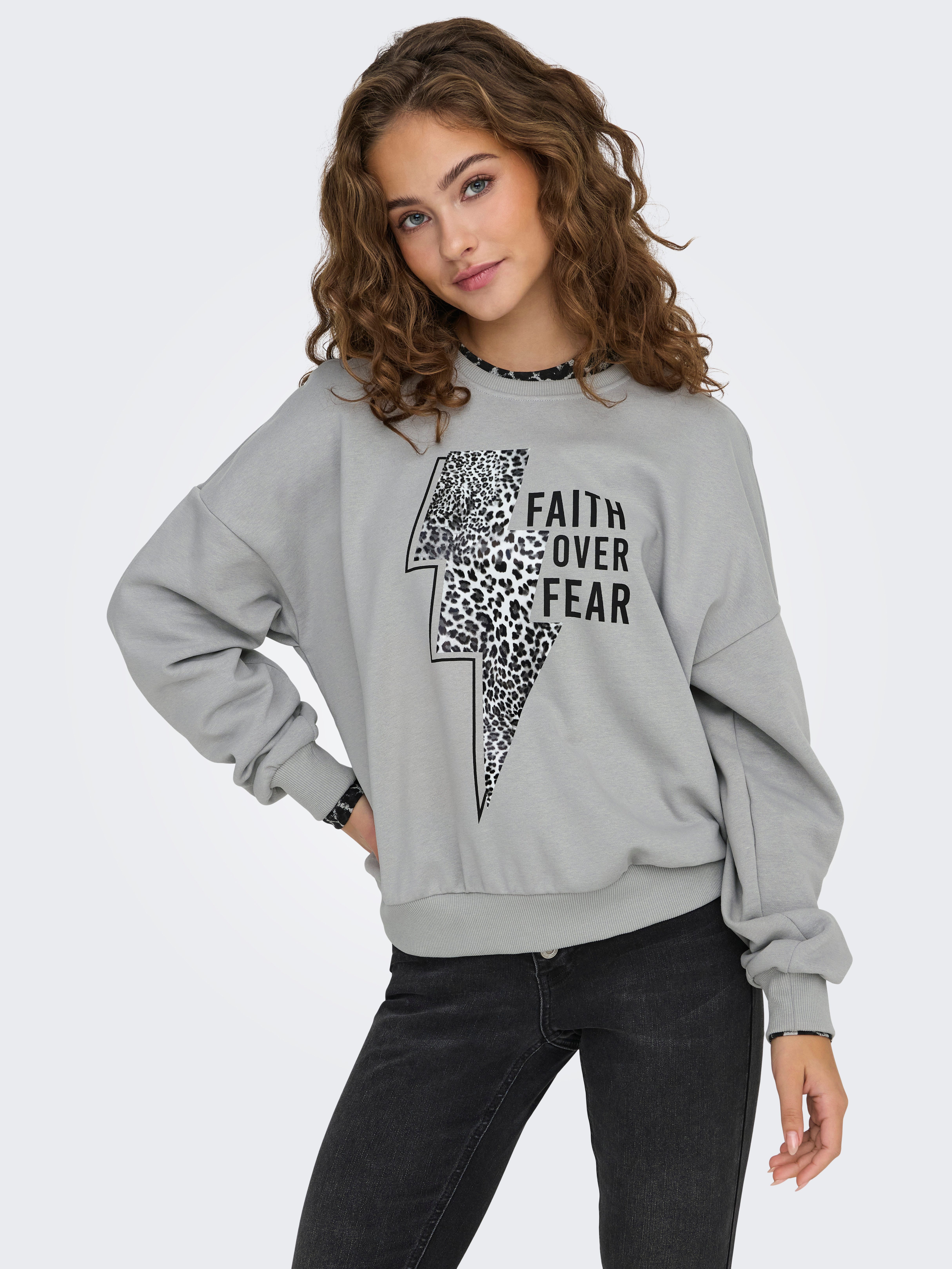 ONLY Sweatshirt ONLRUNA L/S O-NECK BOX CC SWT günstig online kaufen