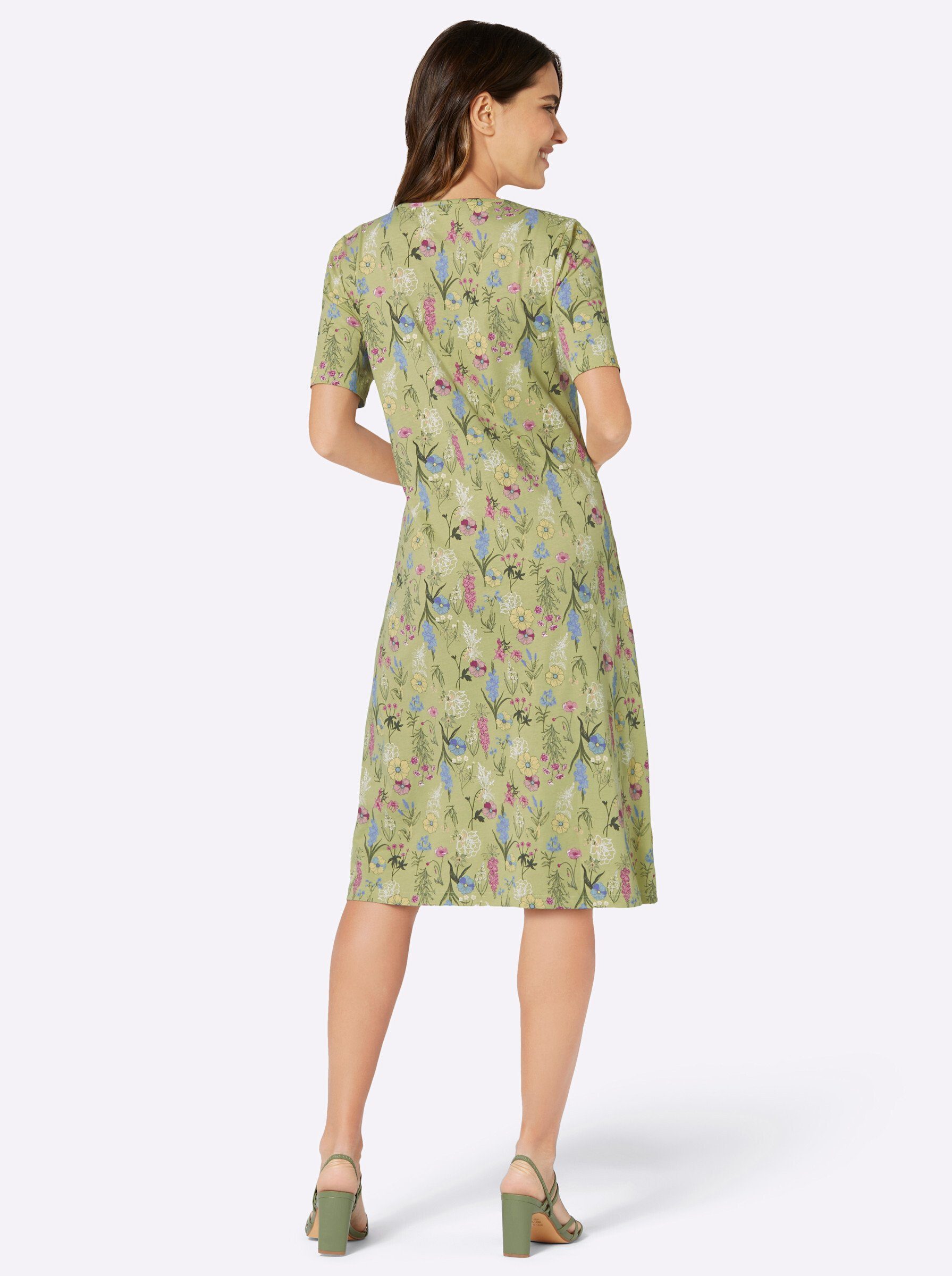 Sieh an! Jerseykleid Jersey-Kleid Kurzarm günstig online kaufen