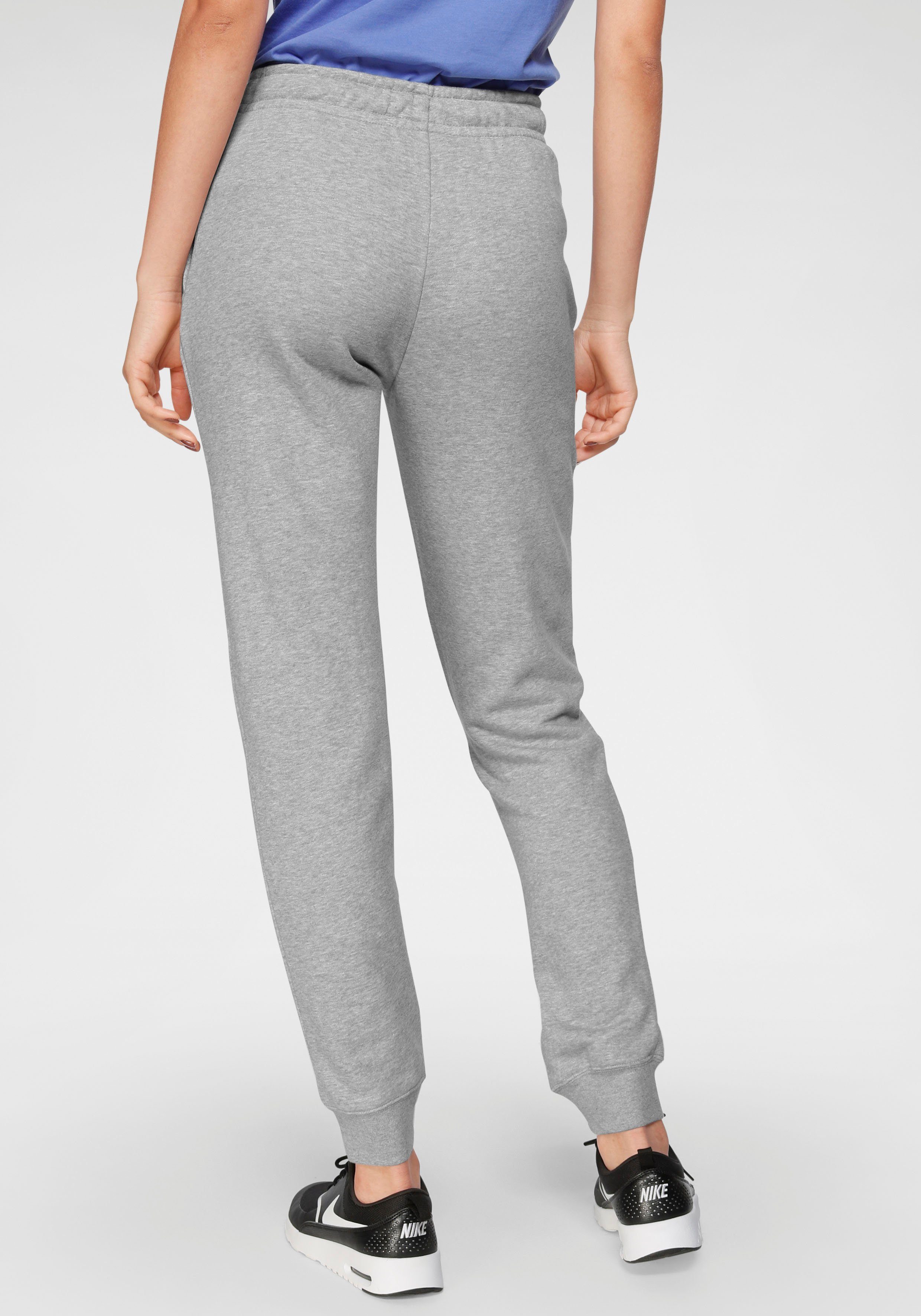 grau-meliert WOMENS Nike PANTS FLEECE Jogginghose ESSENTIAL Sportswear