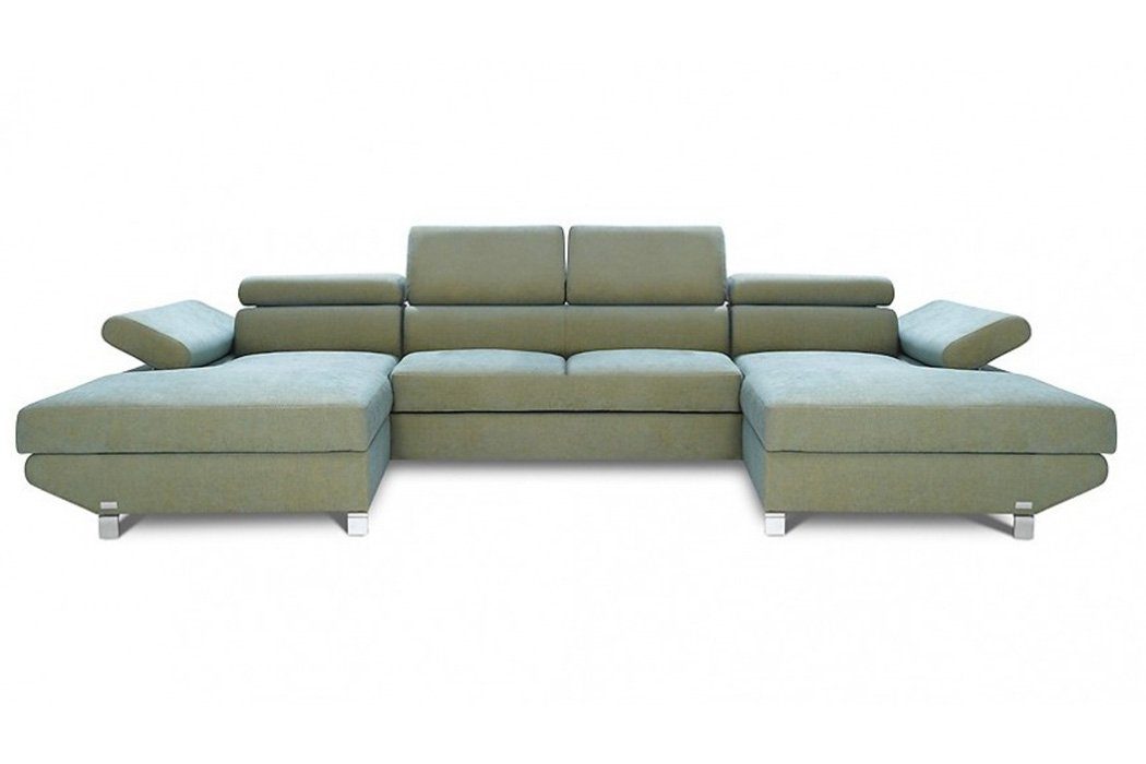 JVmoebel Ecksofa Wohnlandschaft Ecksofa U-Form Sofa Couch Design Couch, Made in Europe