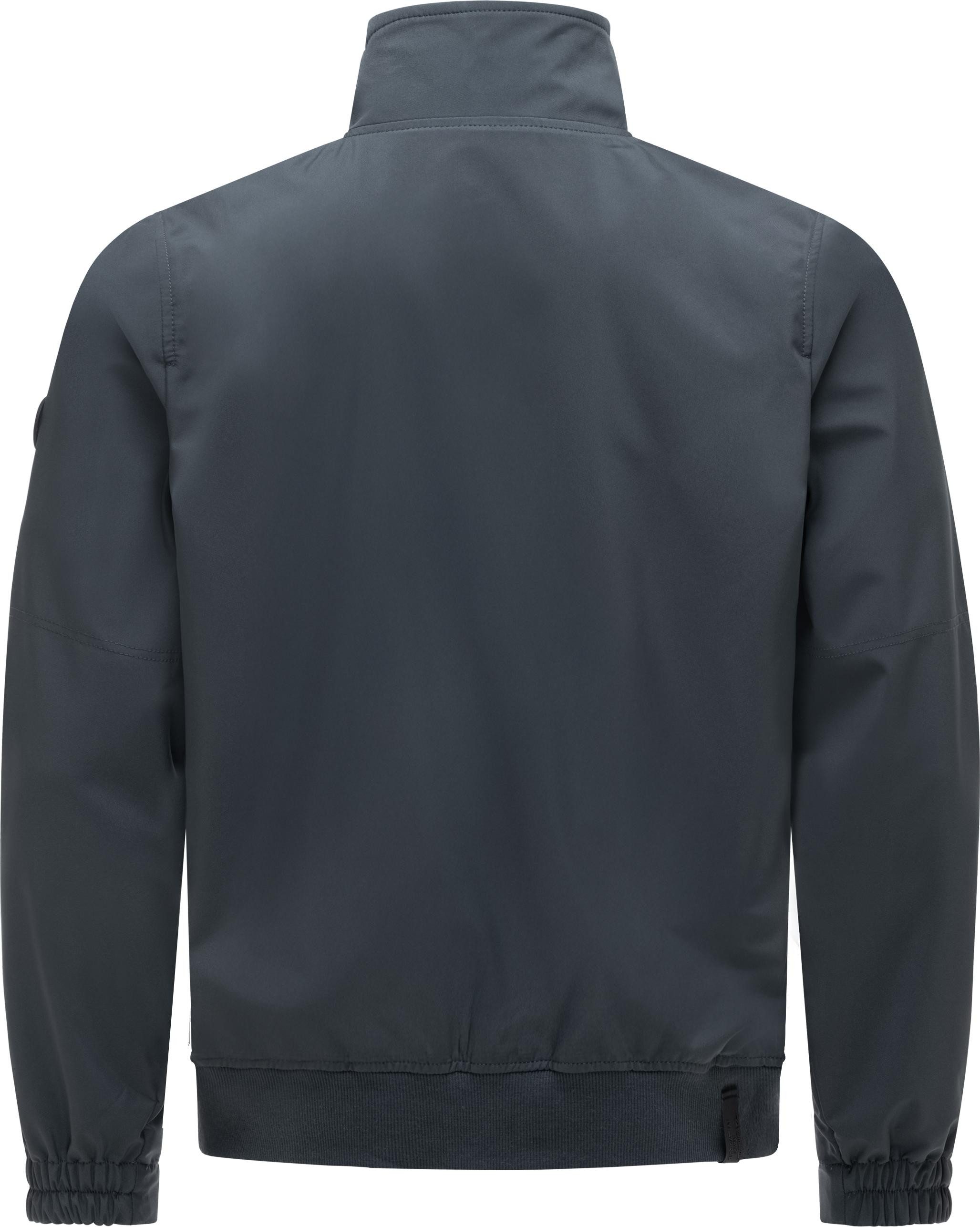 Ragwear Outdoorjacke Collwie wasserdichte Herren Übergangsjacke mit hohem Kragen