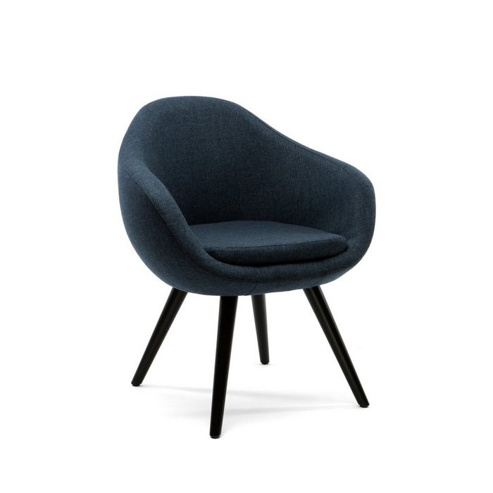 KOVO FURNITURE Schalenstuhl (1 St) Schalensessel Crudo im modernen Design - Sessel Schalenstuhl Lounge - (1 Stuhl marineblau) Schlafzimmer design Jugendzimmer