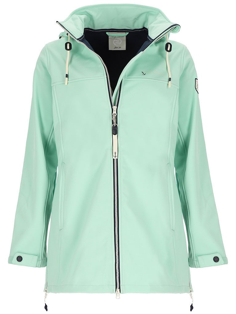 Dry Fashion Softshellmantel Hooge Damen Softshelljacke Hooge mit Fleece-Innenfutter - Jacke Atmungsaktiv