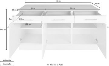 OPTIFIT Unterschrank Tula, Breite 150 cm